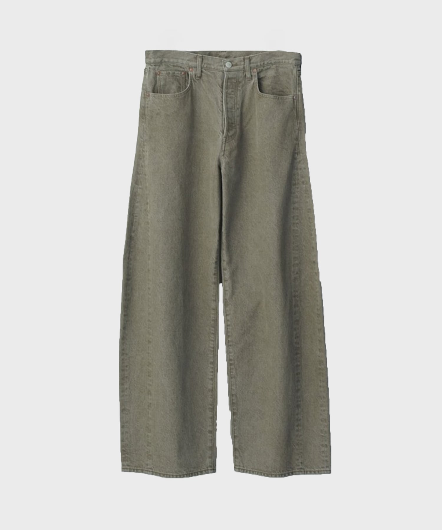 【シュタイン】ST.1565 DEFORMATION WIDE COLOR DENIM PANTS