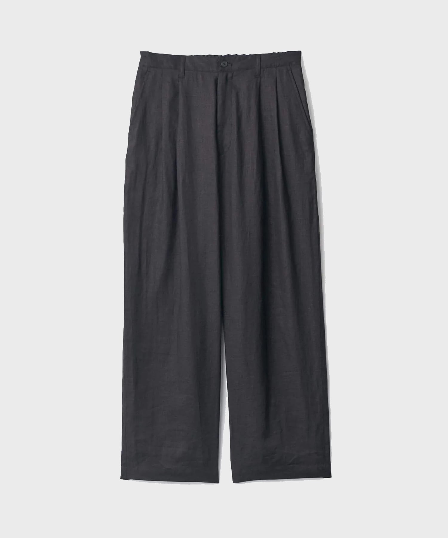【シュタイン】ST.1653 LIGHT LINEN WIDE EASY TROUSERS