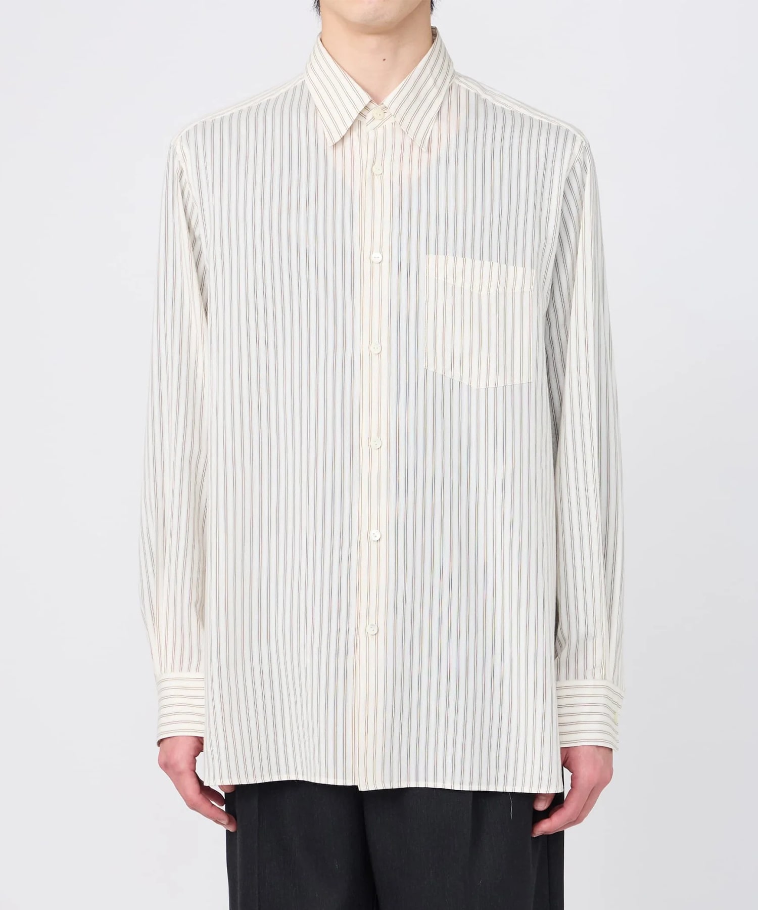 【イレニサ】IH-26FW-B054-WRS REGULAR COLLAR RELAX-FIT SHIRT