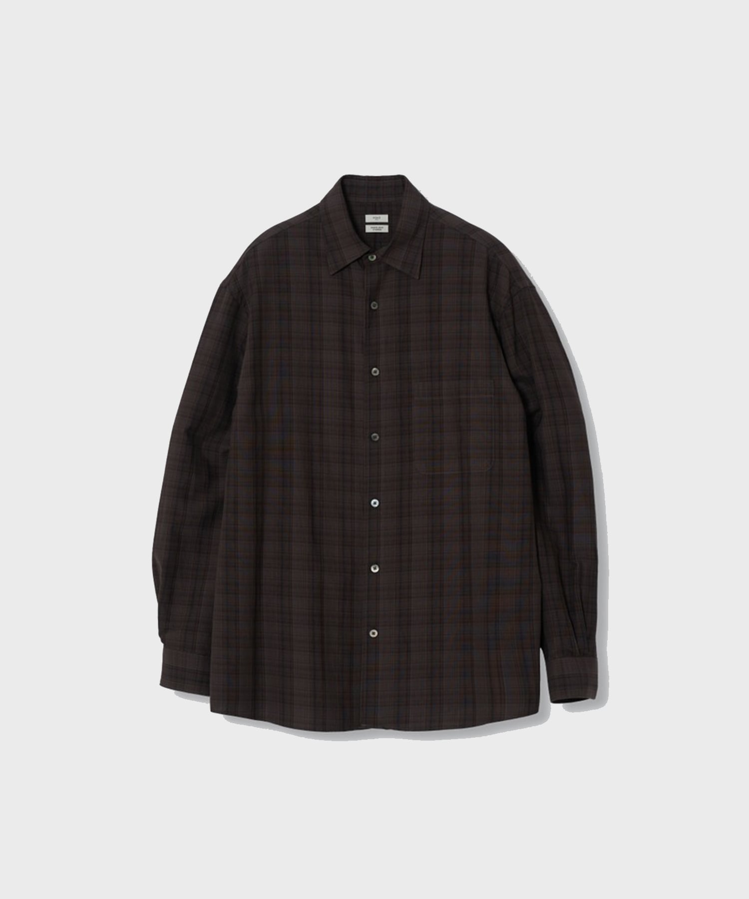 【ヨーク】YK26FW01357SH Cotton Rayon Plaid Relax Shirt