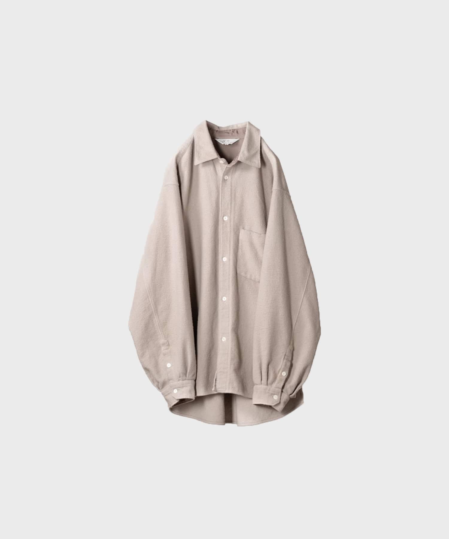【アンセルム】ANC-SH108 BRUSHED COTTON OVER SHIRT