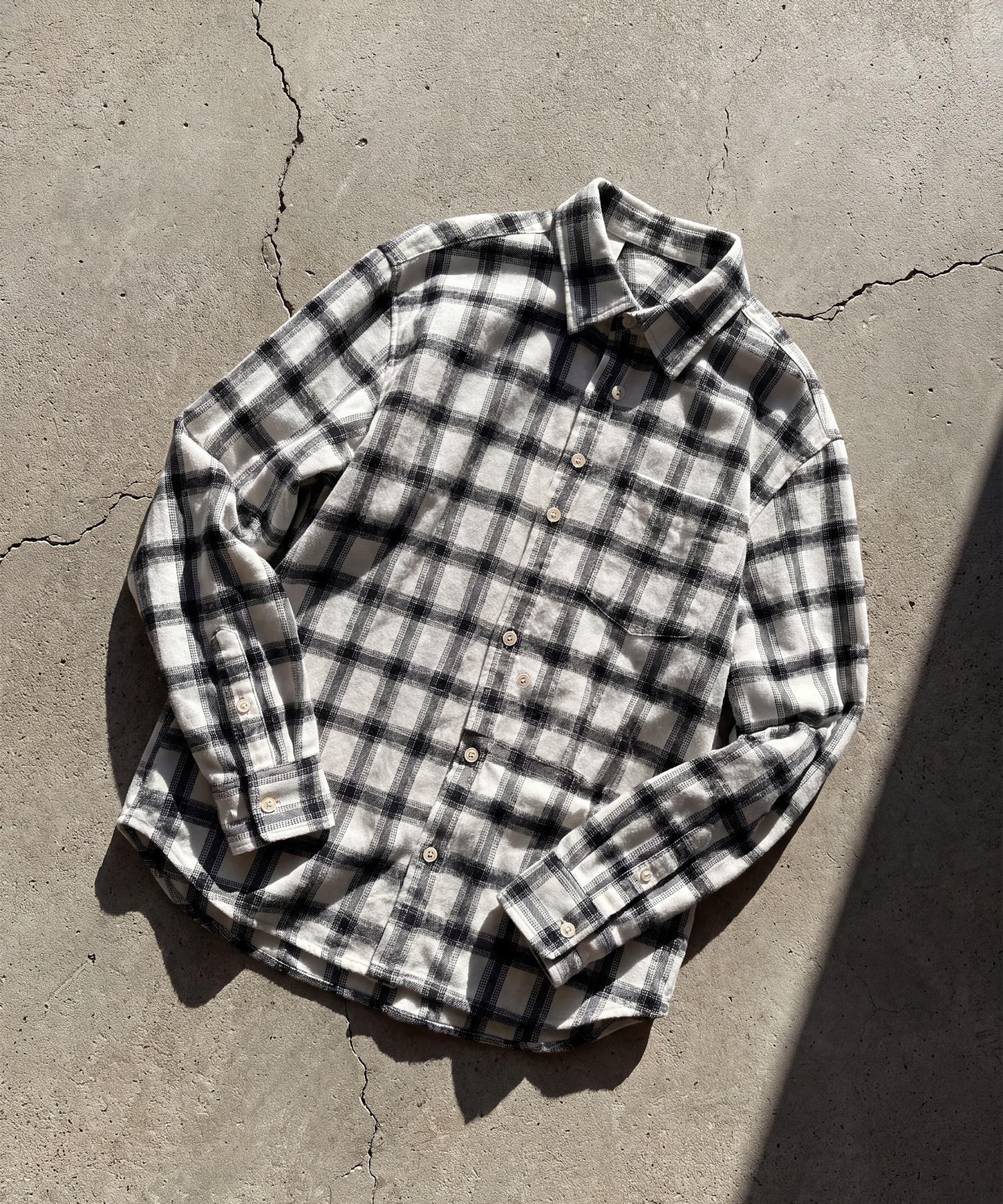 【エヌハリウッド】〈別注〉復刻 Random Button L/S Shirts