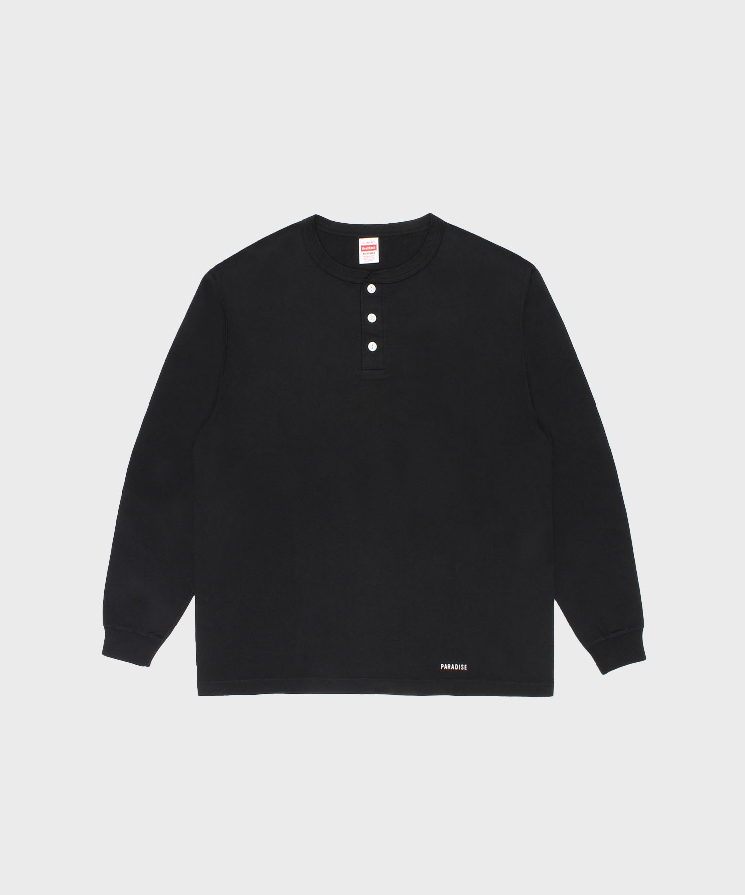 【ワコマリア】26FW-WMT-HK01 HEALTHKNIT / HENRY NECK LONG SLEEVE T-SHIRT