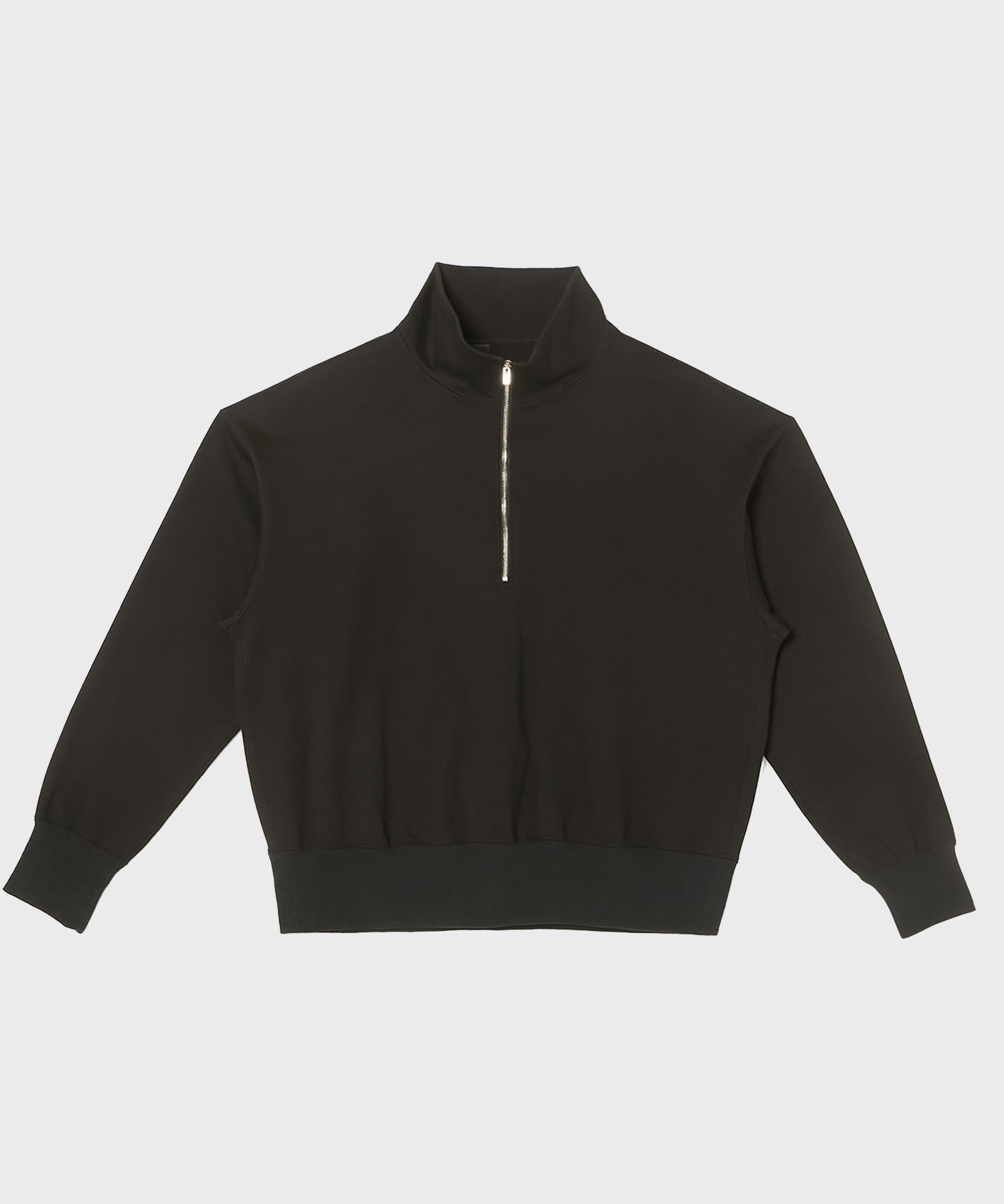 【エヌハリウッド】2262-CS07-021 HALF ZIP SWEATSHIRT