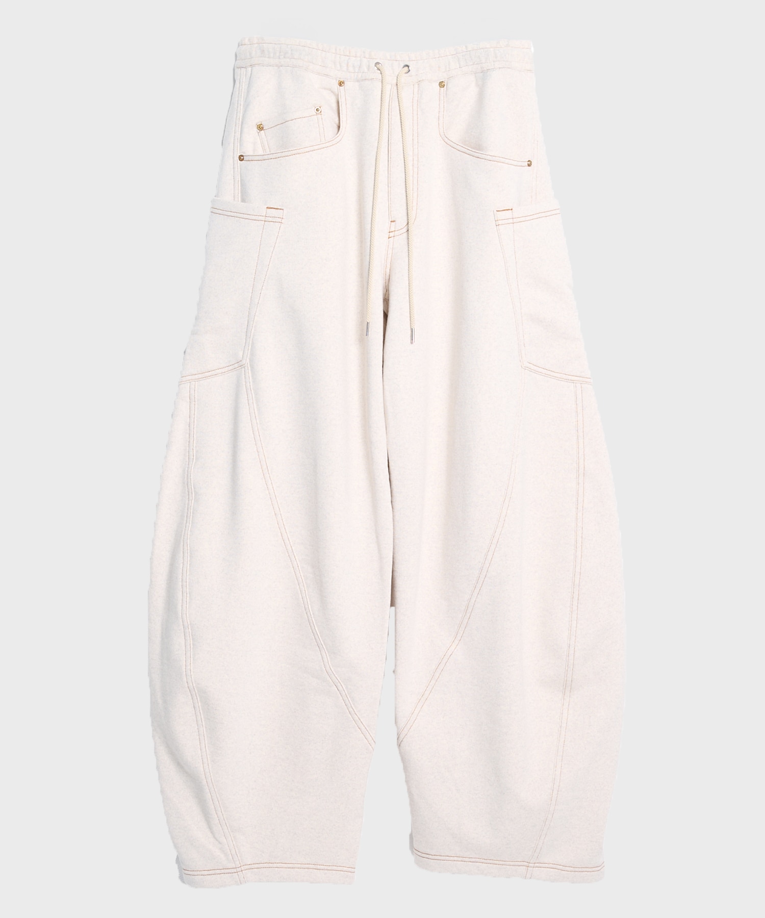 26fw-p-13 3D cutting sweat pants