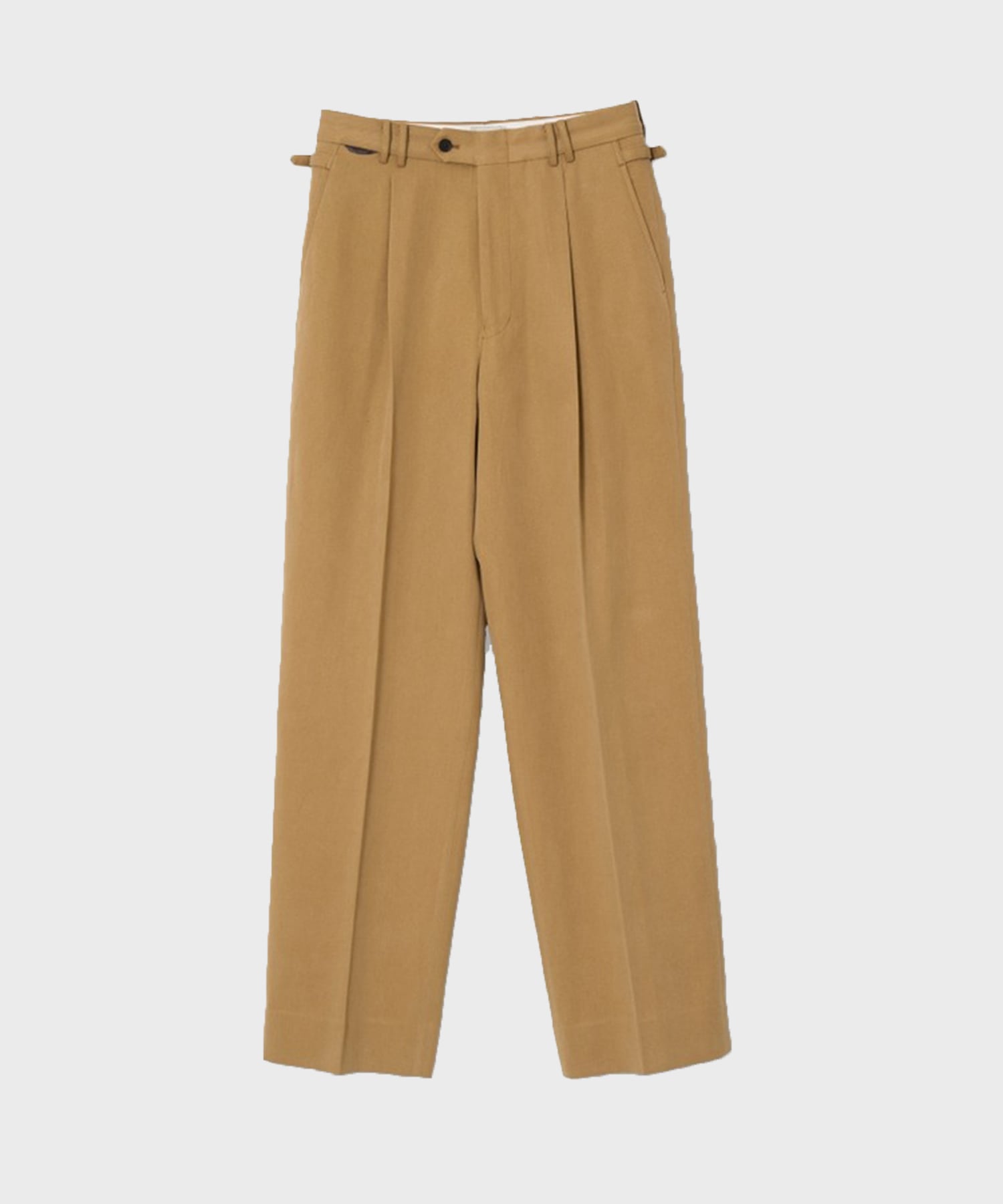 【ヨーク】YK26FW01334P 1Pleated Wide Tapered Trousers