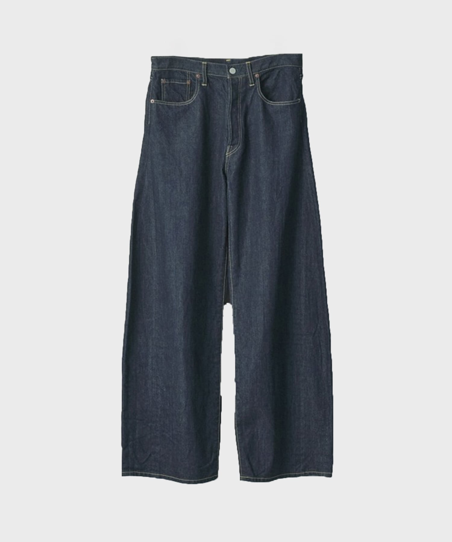 【シュタイン】DEFORMATION WIDE DENIM PANTS