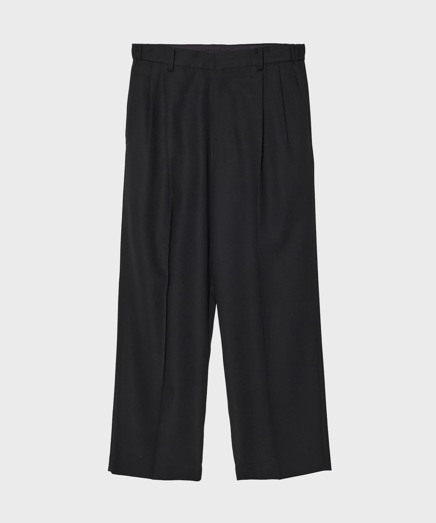 【イレニサ】IH-26FW-P018-NDVH TWO-TUCKS WIDE TROUSERS