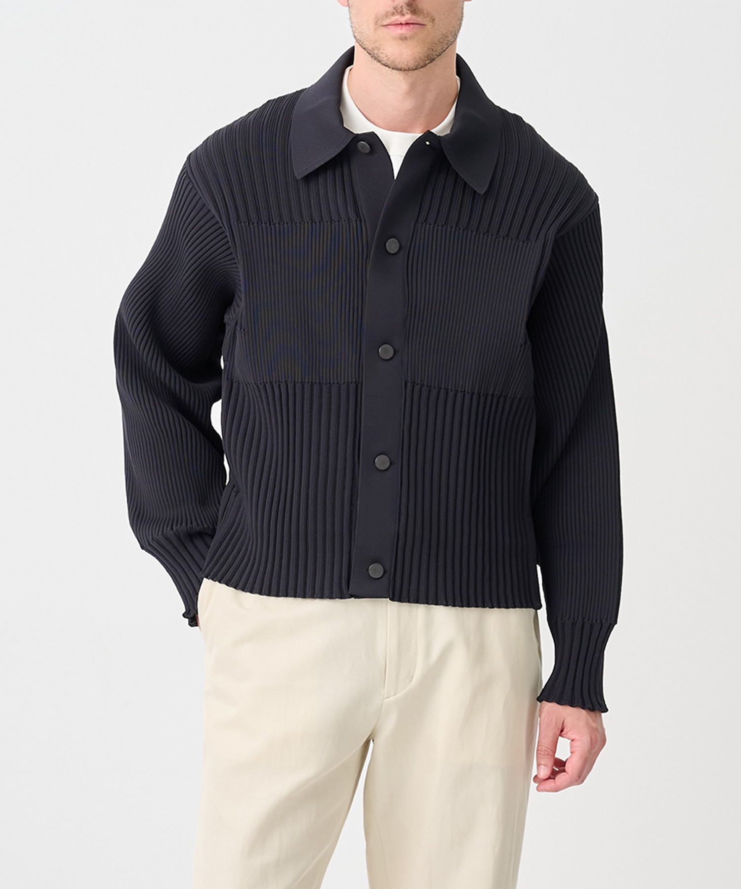 【シーエフシーエル】CF012KC207JP00 FLUTED SHIRT COLLAR BLOUSON