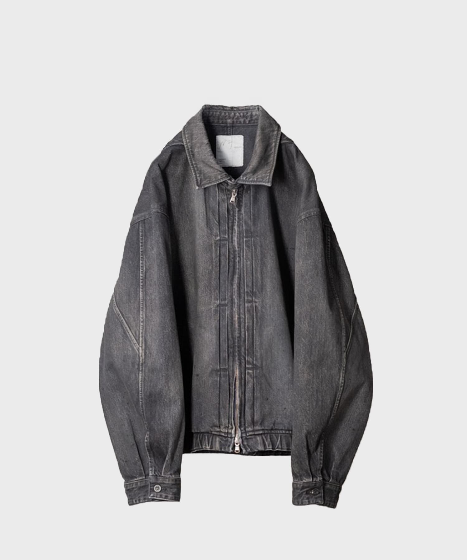 【アンセルム】ANC-JK102 AGING DENIM TUCK JACKET