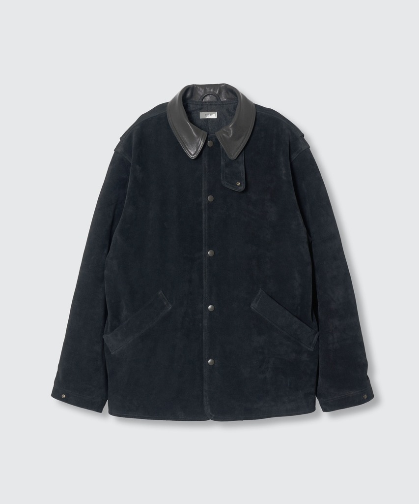 【ヨーク】YK26FW01309B Brushed Cow Suede Work Jacket