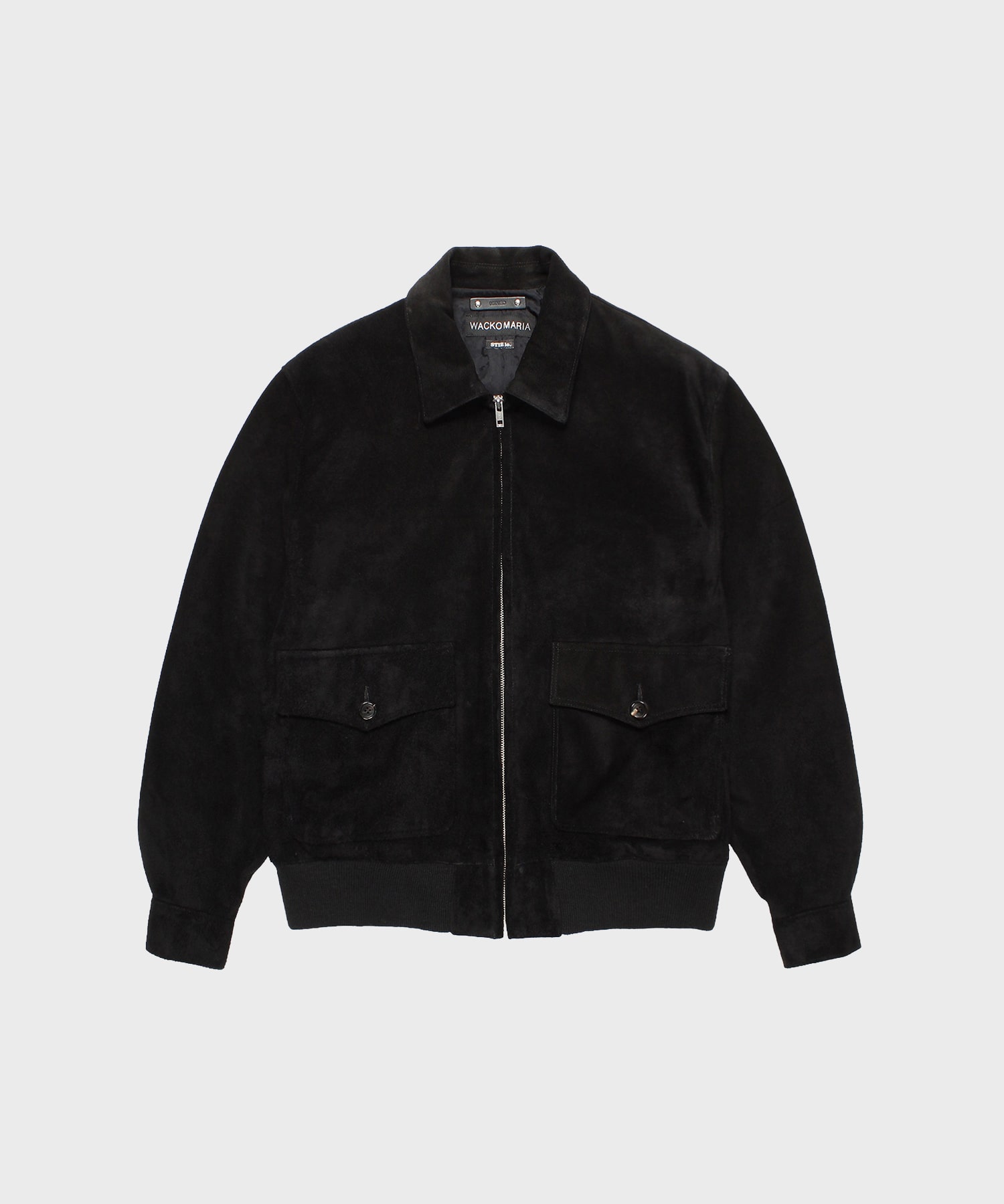 【ワコマリア】MDSL-WM-BL01 MINEDENIM / STIE lo / SUEDE LEATHER JACKET