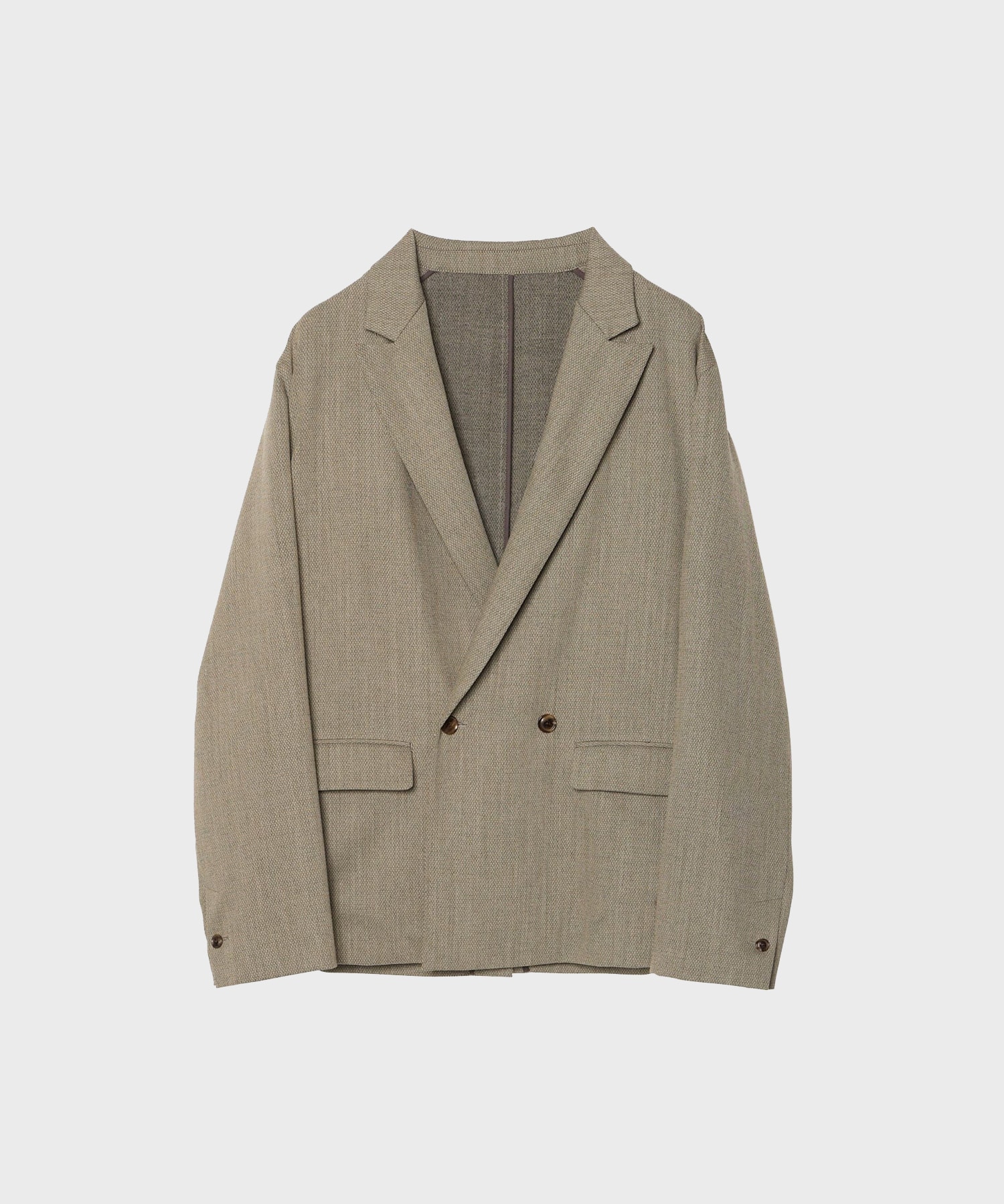 【イレニサ】IH-26FW-J042-NDVT DOUBLE-BREASTED RELAX SHOULDER JACKET