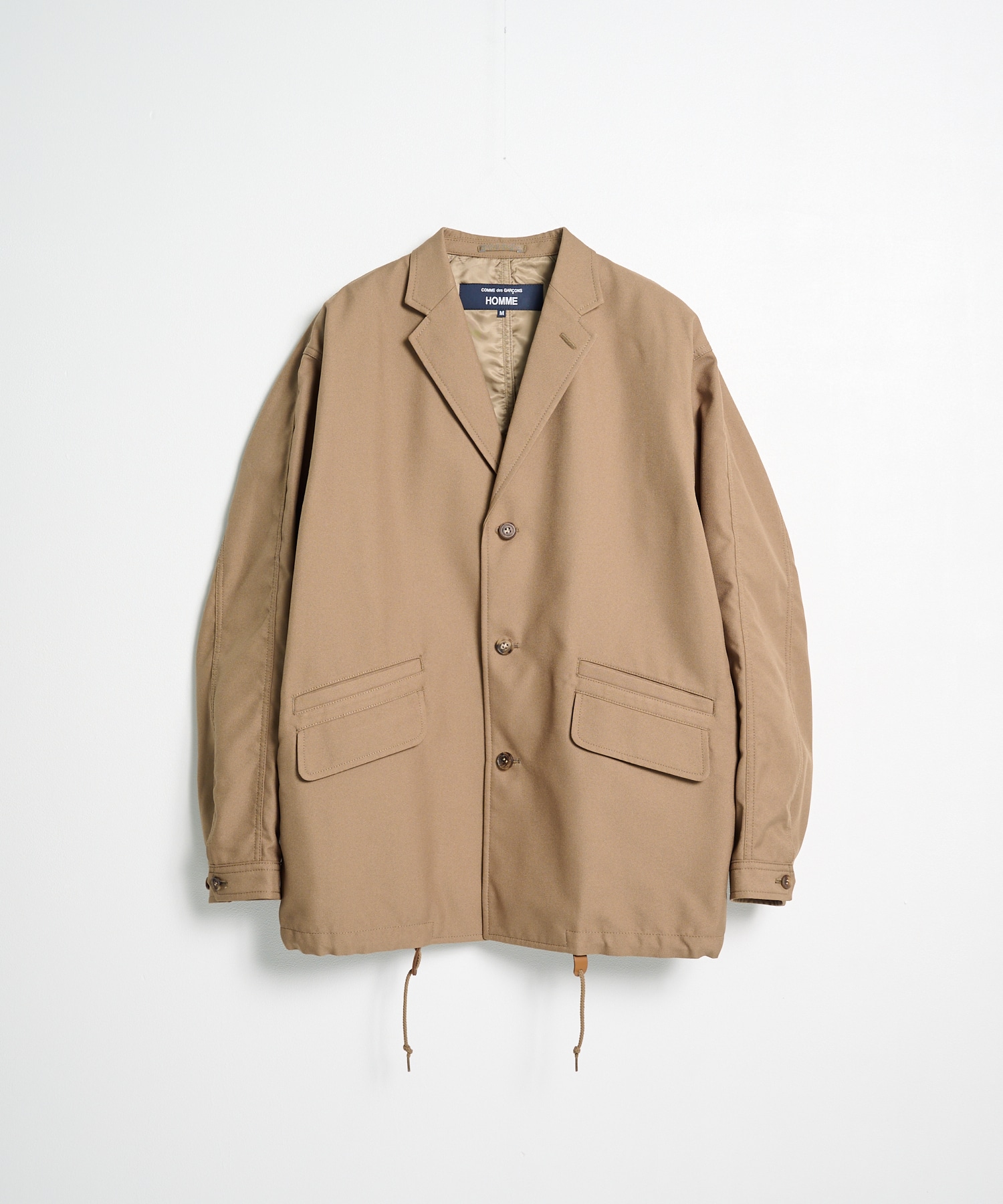 【コムデギャルソンオム】HR-J002-051 PE Twill 3B Easy Jacket