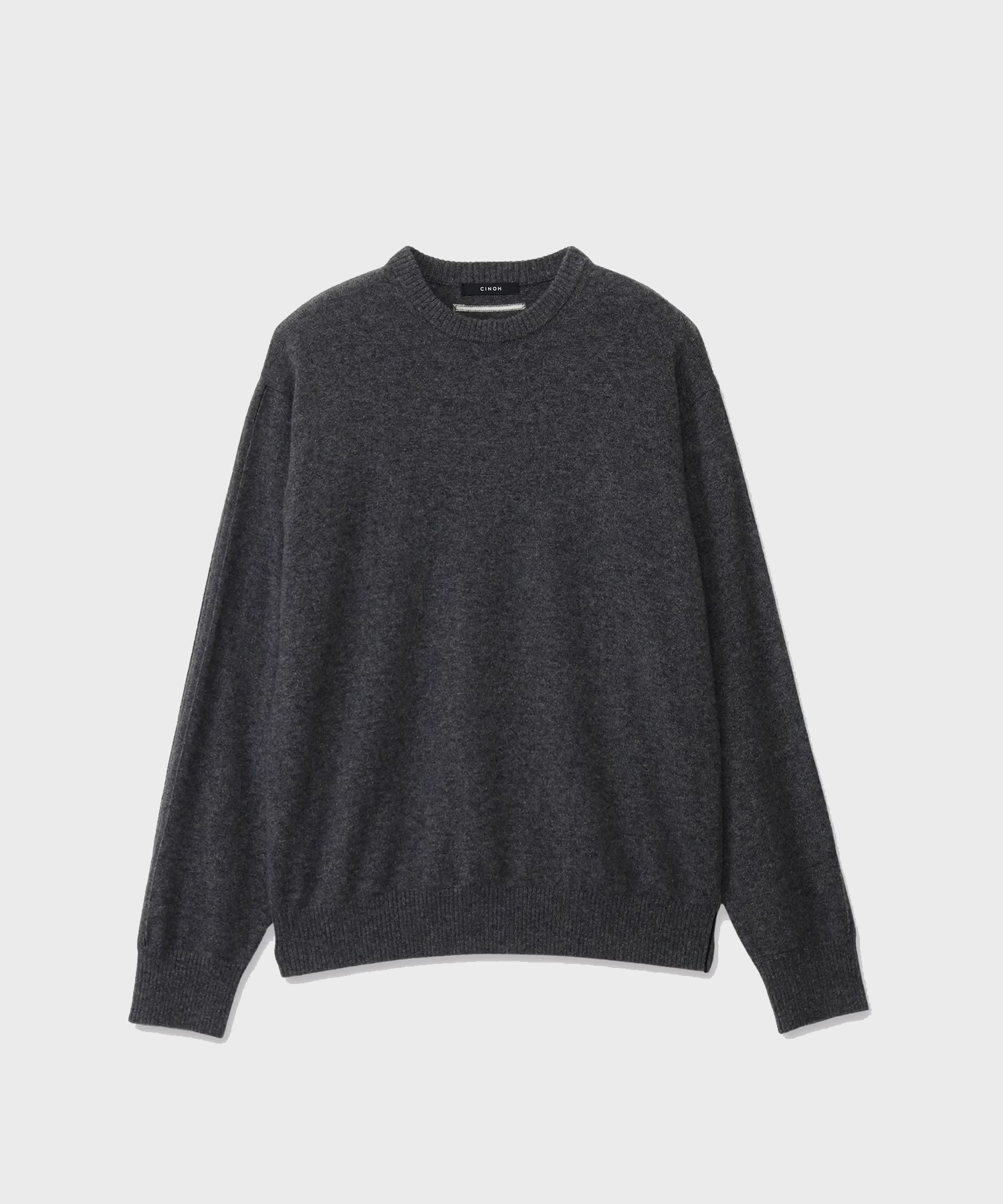 F-50-327 CASHMERE CREW NECK KNIT
