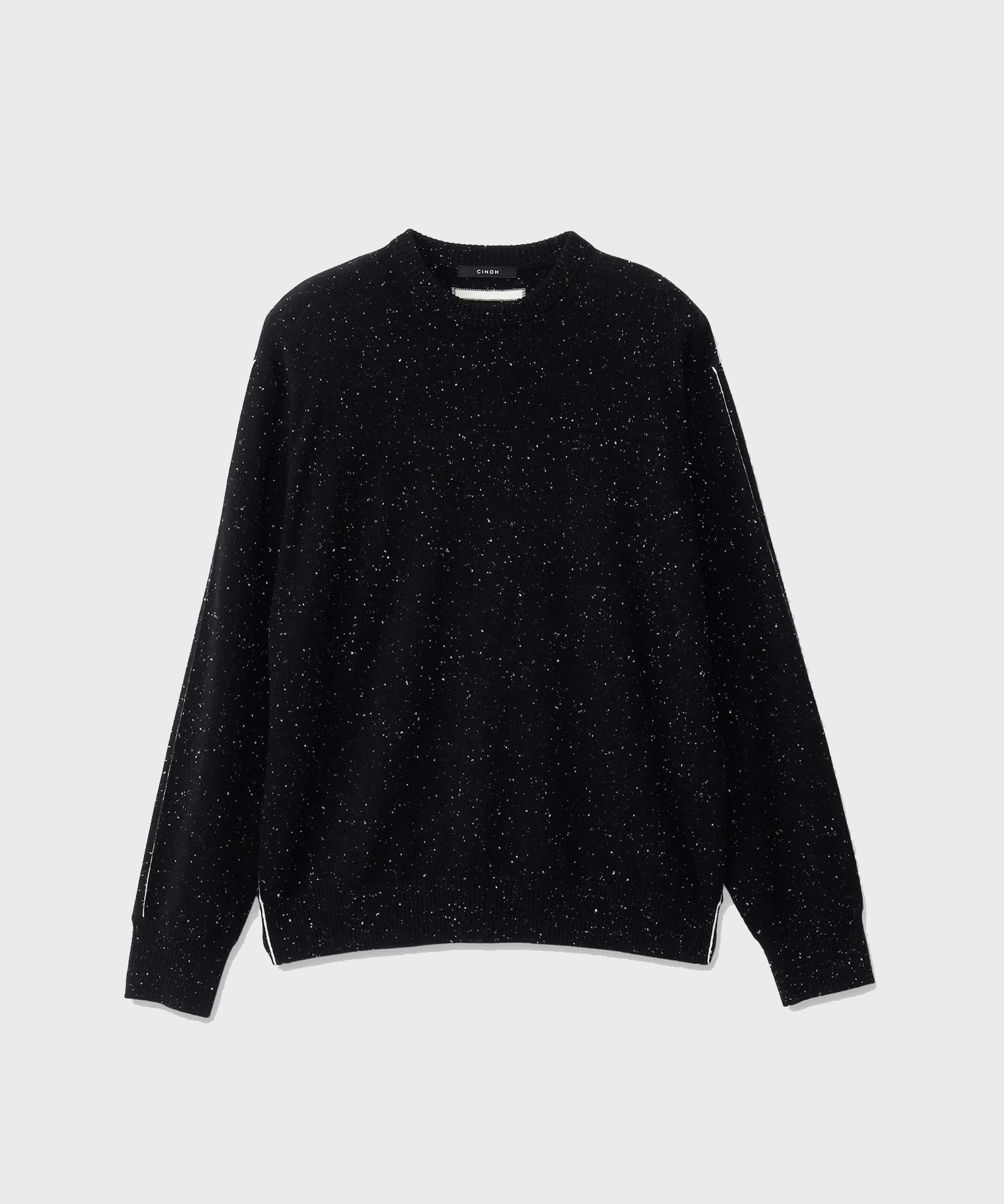 F-50-327 CASHMERE CREW NECK KNIT