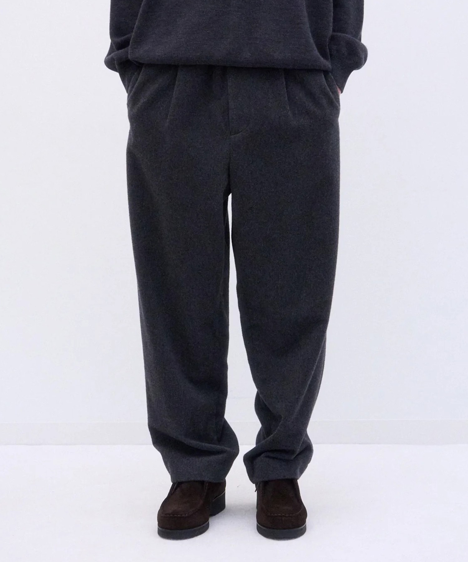 PRAGLW0400 CASHMERE TWILL STANDARD PANTS