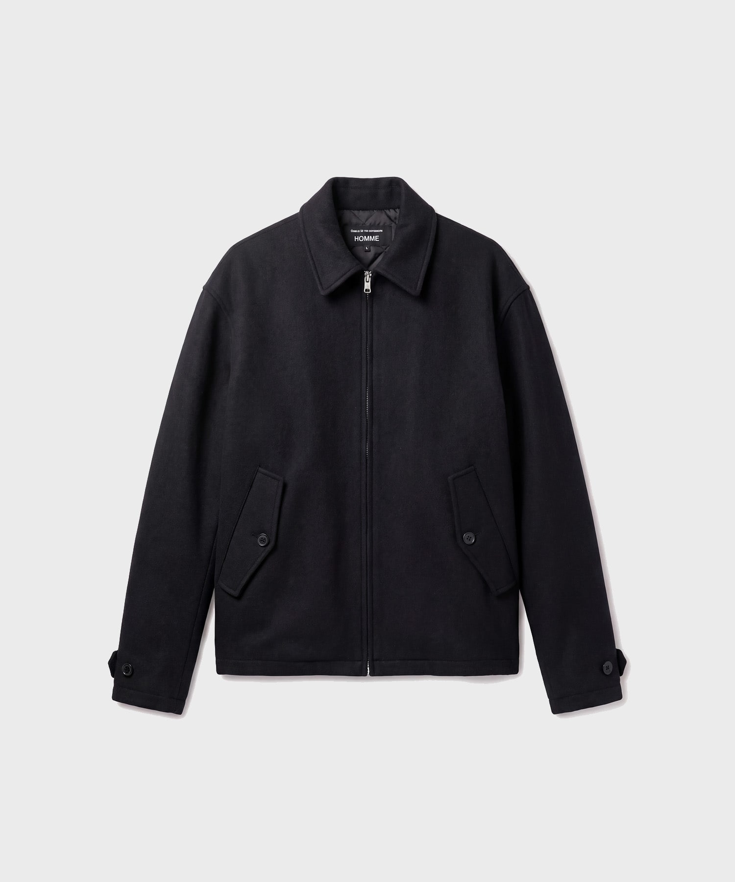 【コムデギャルソンオム】HR-J024-051 Wool Light Shaggy×Cupro Twill Quilting Reversib