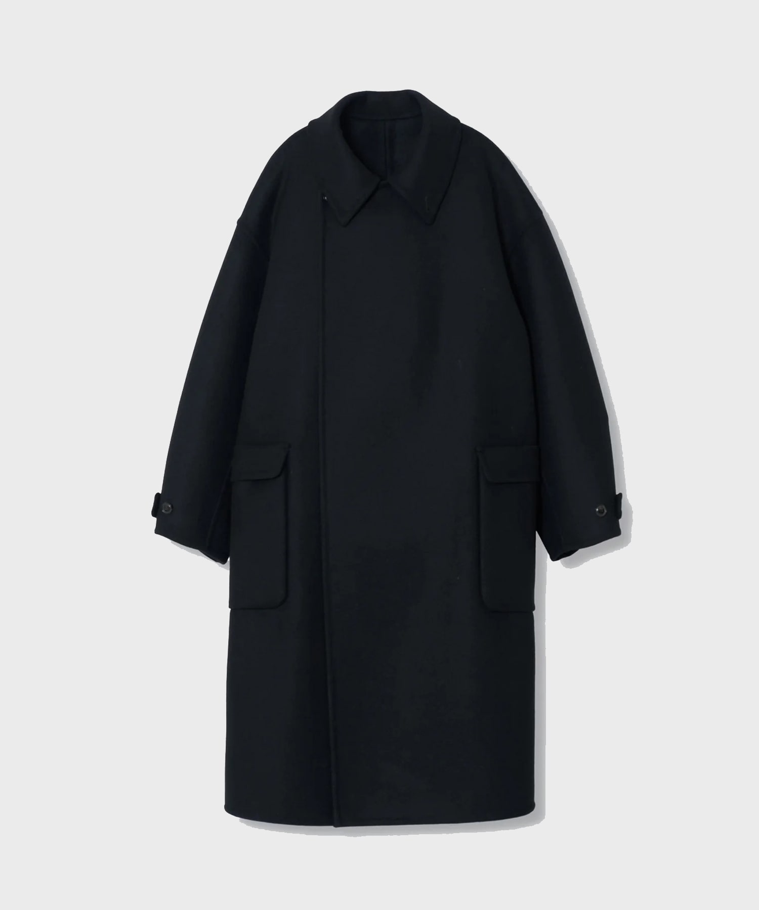 【ヨーク】YK26FW01317C Wool Cashmere Double Breasted Rever Coat