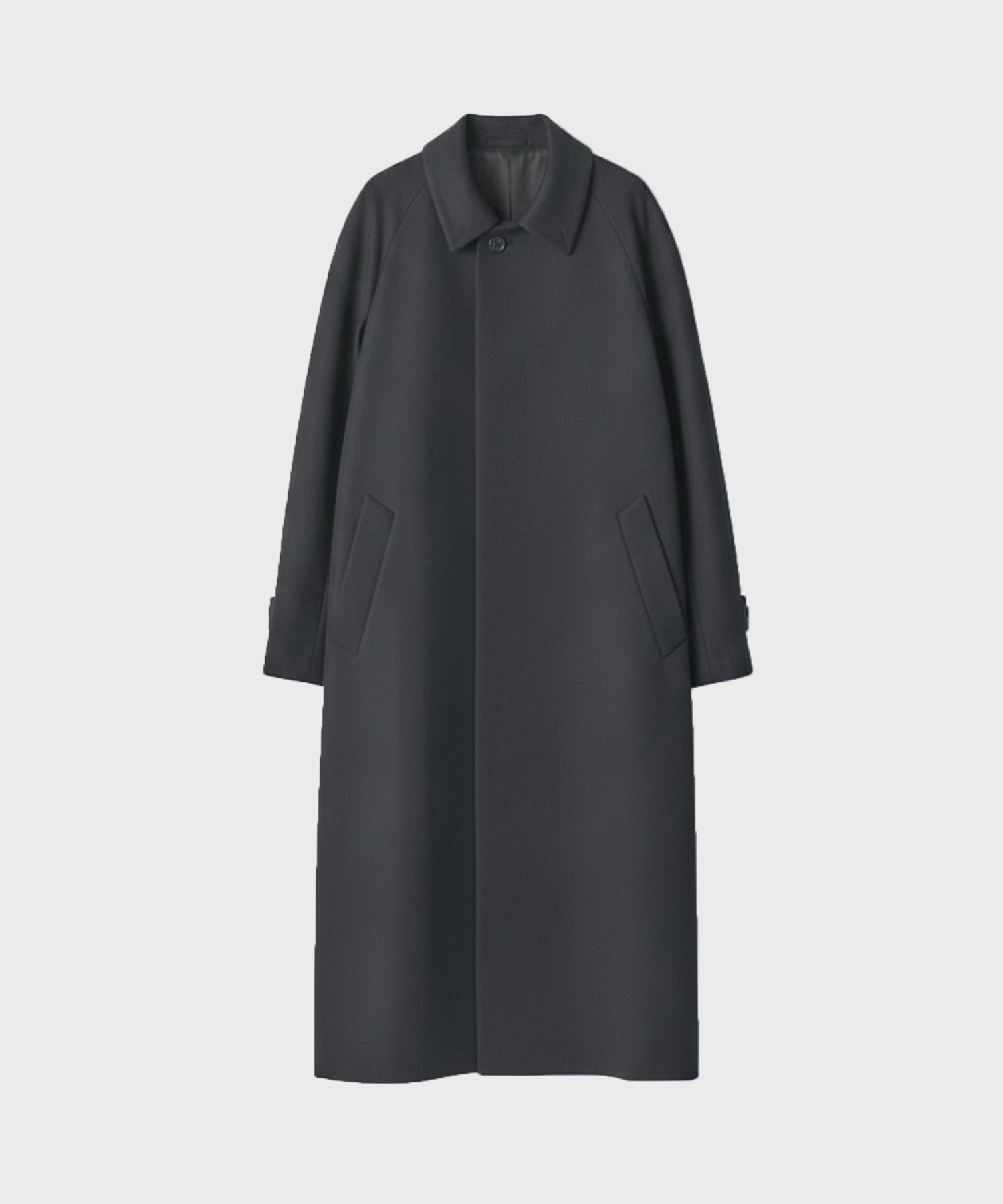 【シュタイン】ST.1535 WOOL CASHMERE RAGLAN SLEEVE BALMACAAN COAT