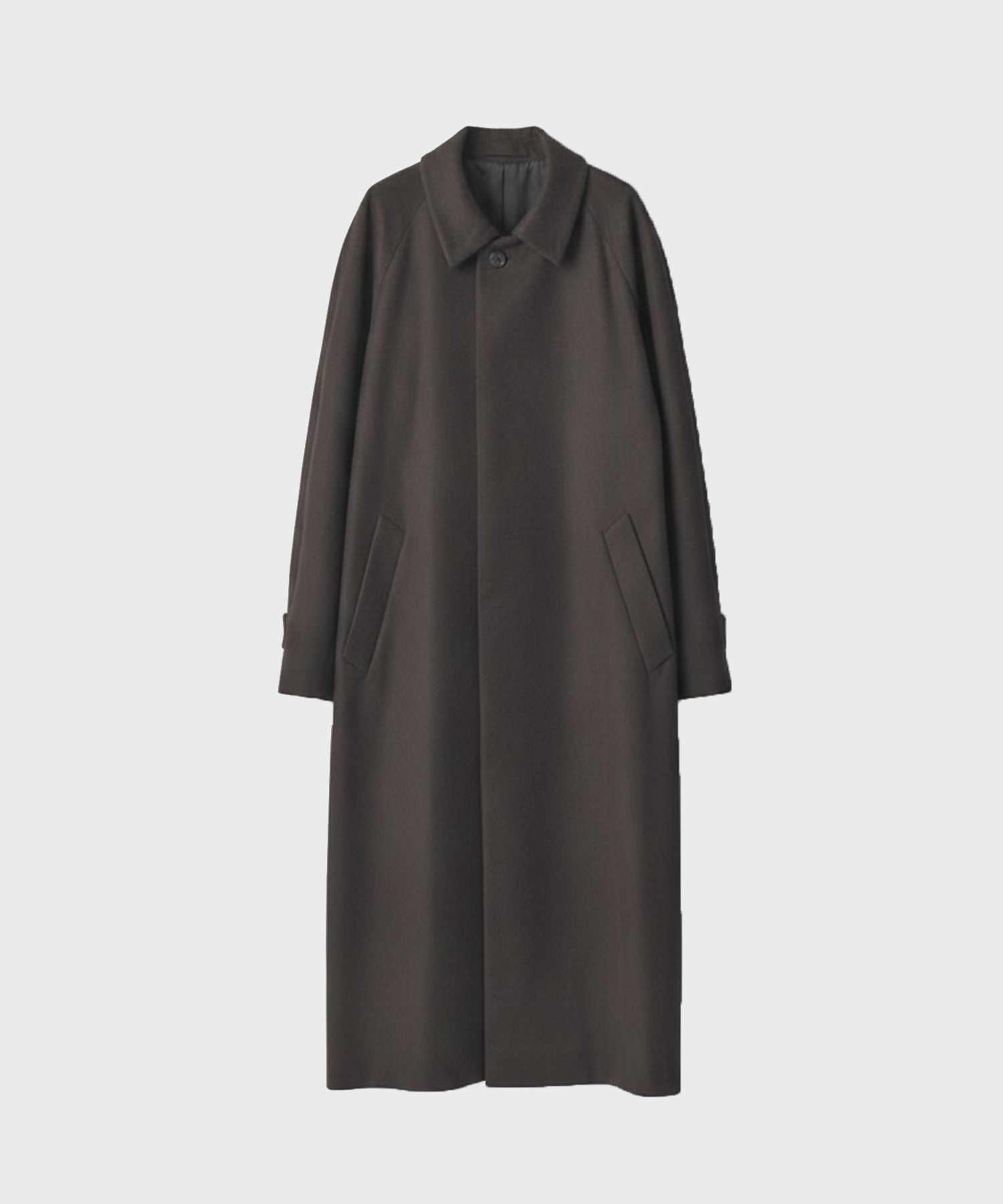 【シュタイン】ST.1535 WOOL CASHMERE RAGLAN SLEEVE BALMACAAN COAT