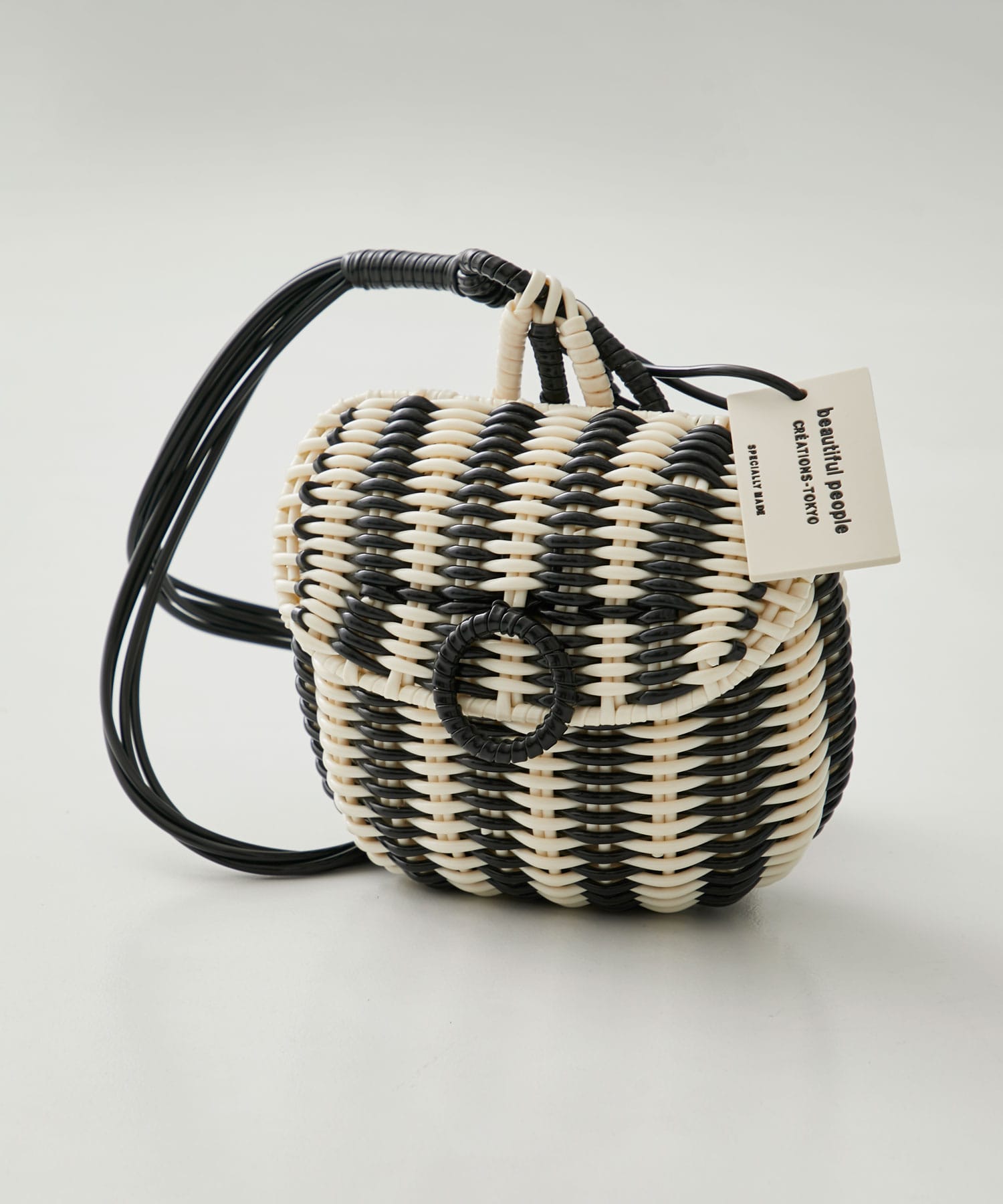ワイドチューブニッティングミニショルダーバック/wide tube  knitting mini shoulder bag
