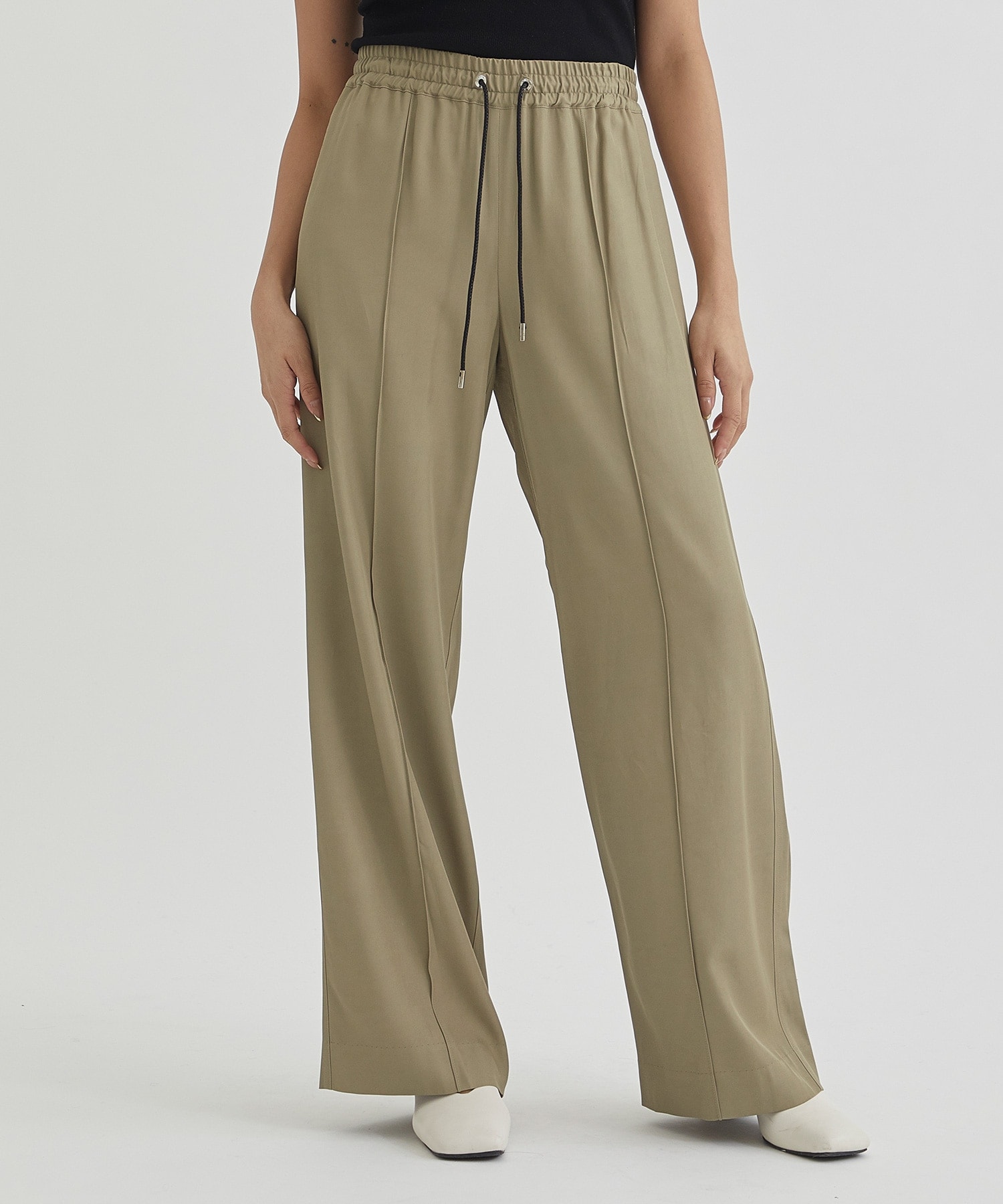 RAYON TWILL RELAX PANTS