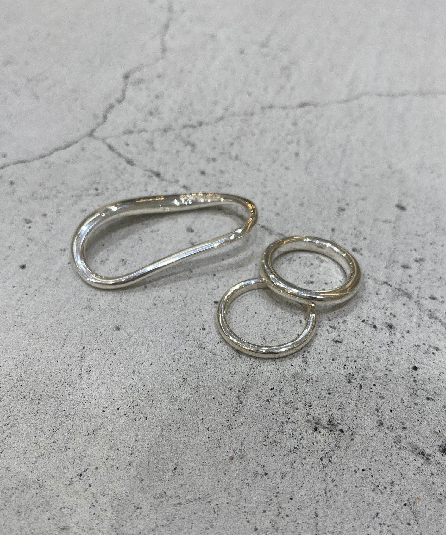 evolution Sterling Silver 3 set Ring