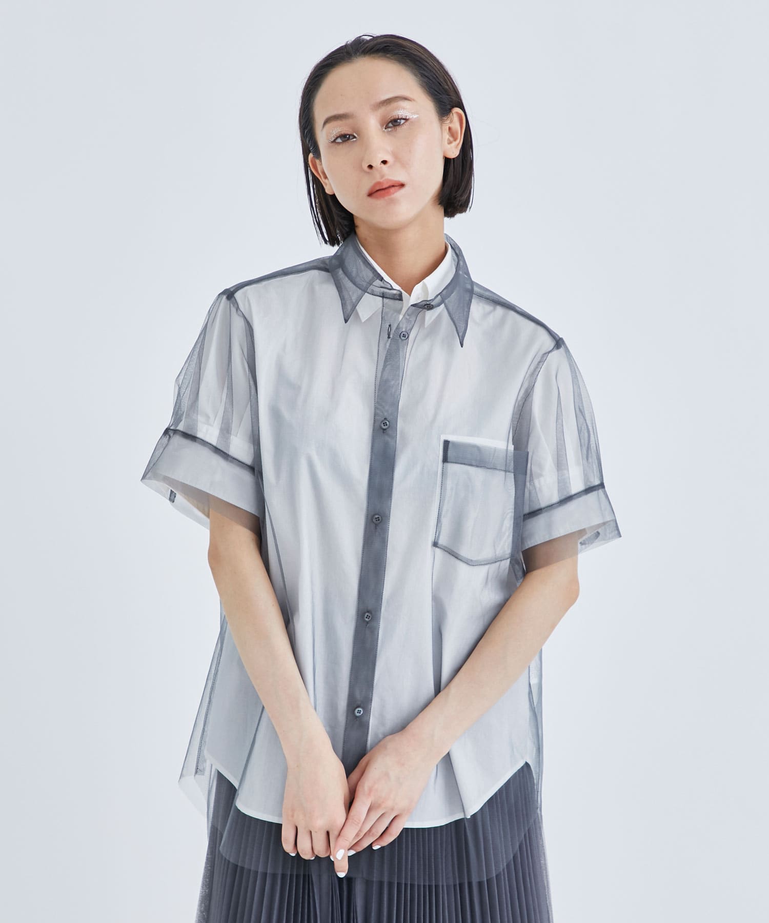 EX.Tulle S/S SHIRTS