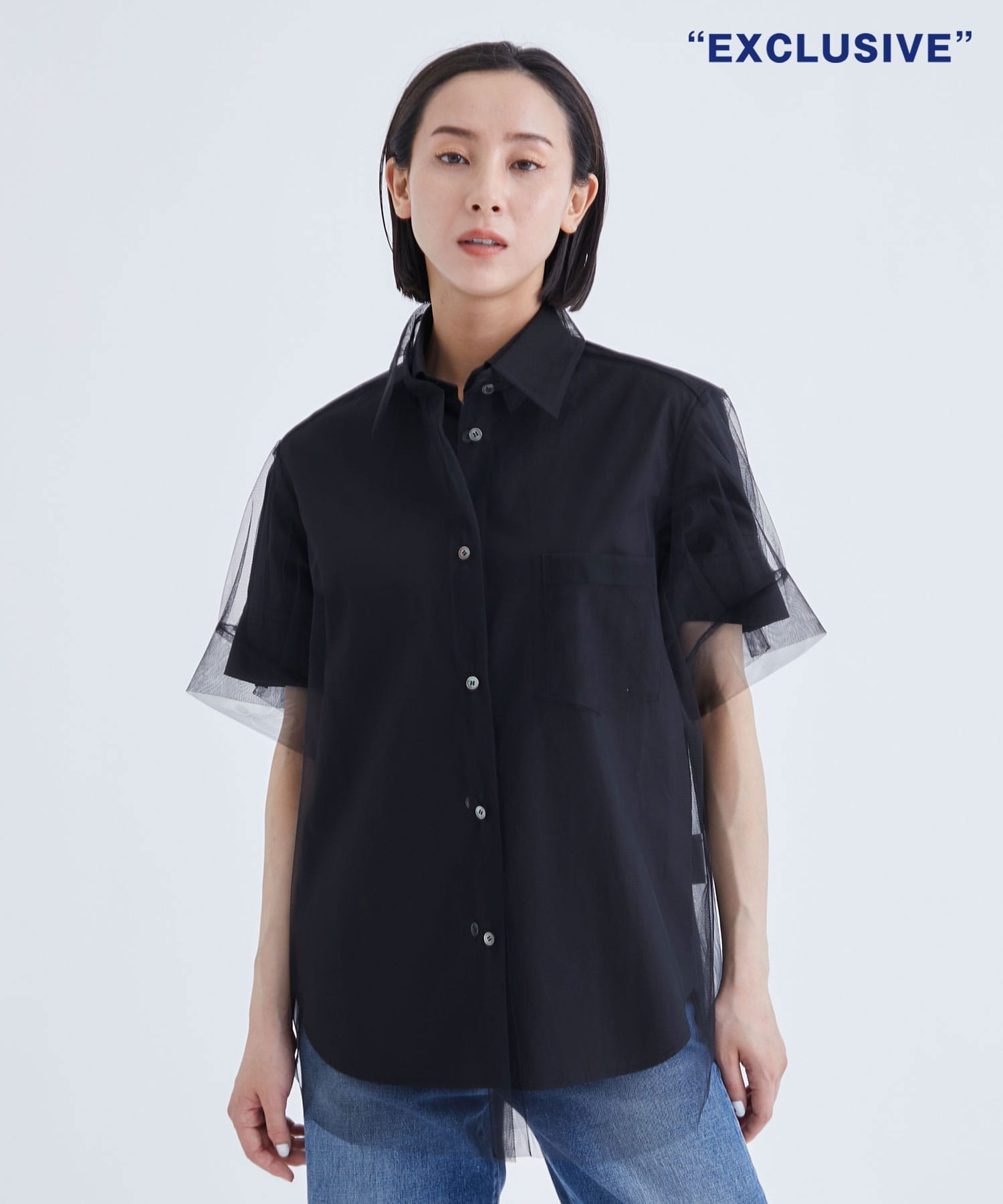 EX.Tulle S/S SHIRTS