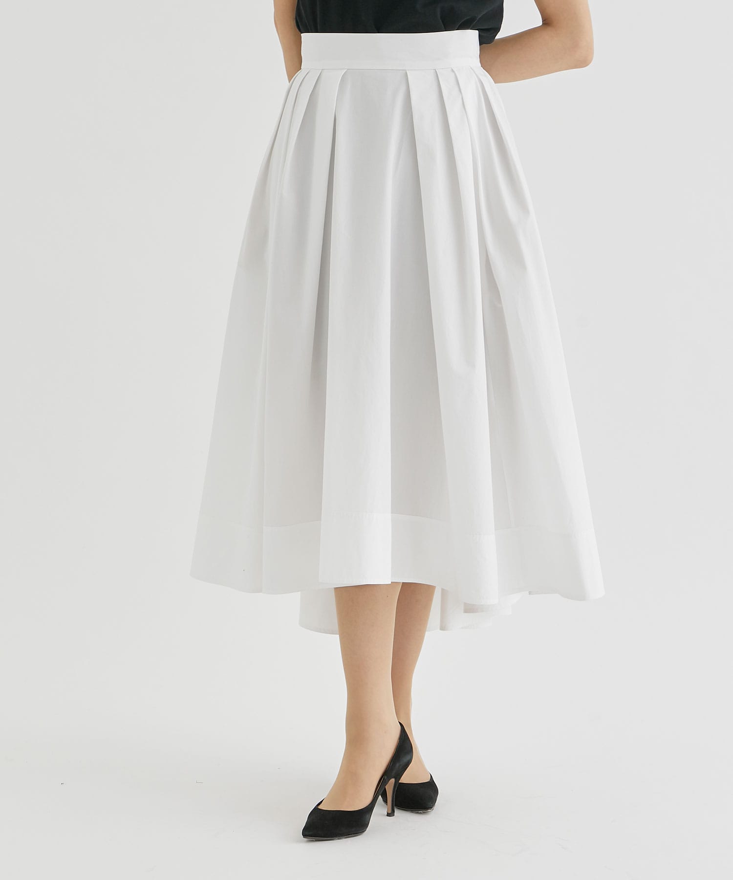 TUCK VOLUME SKIRT