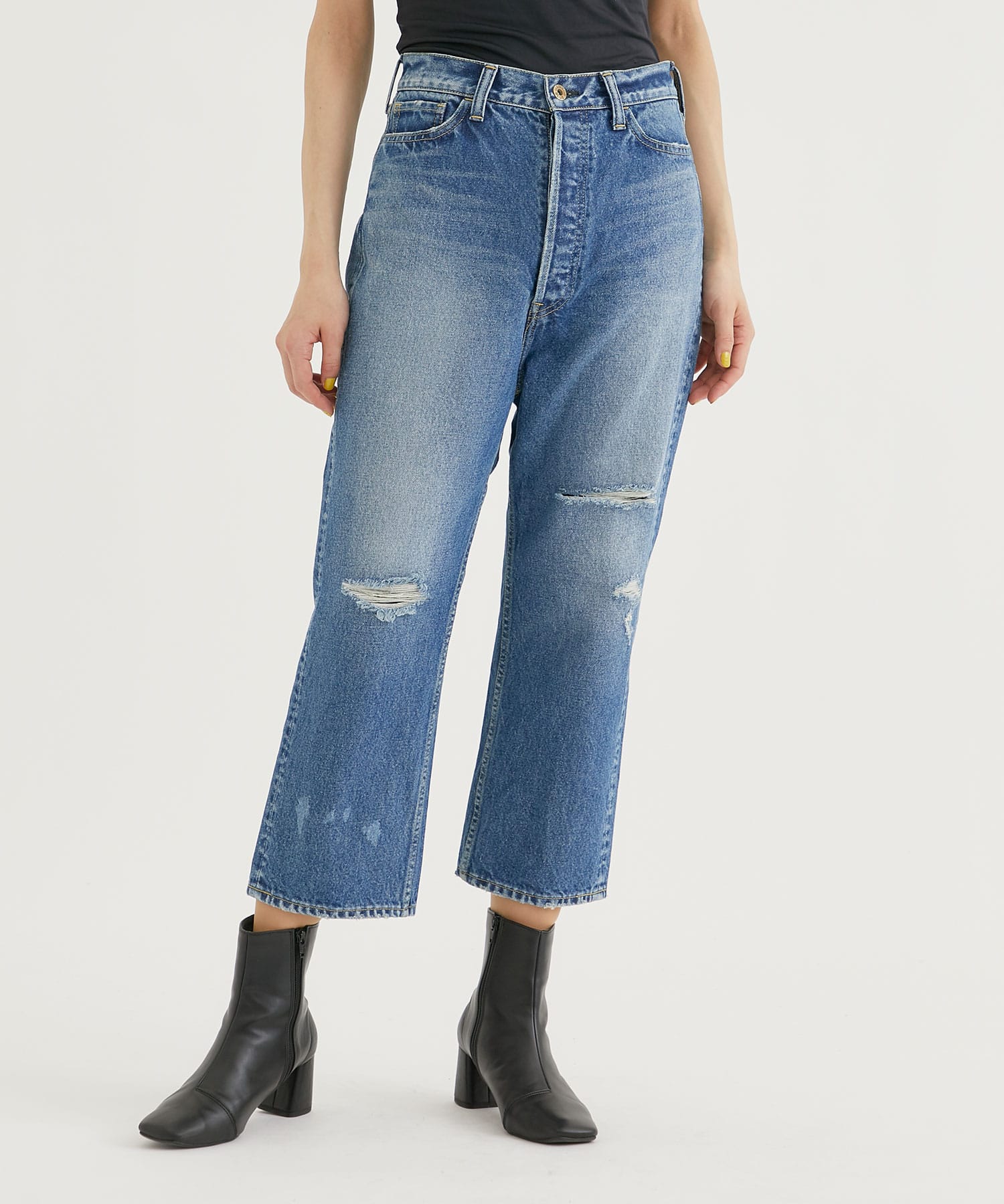 HEM CUT FLARE PT DENIM