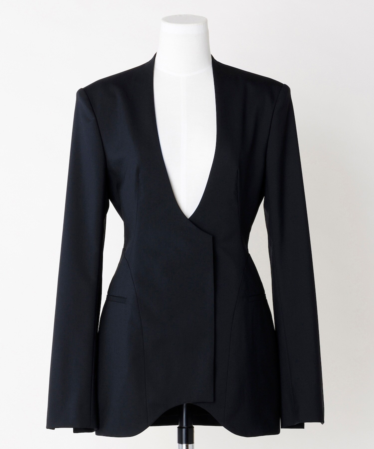 OPEN BACK TAILORED JACKET