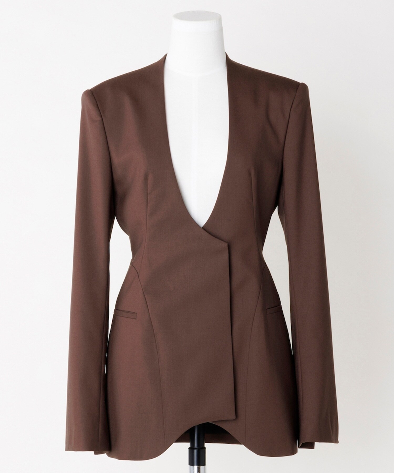 OPEN BACK TAILORED JACKET