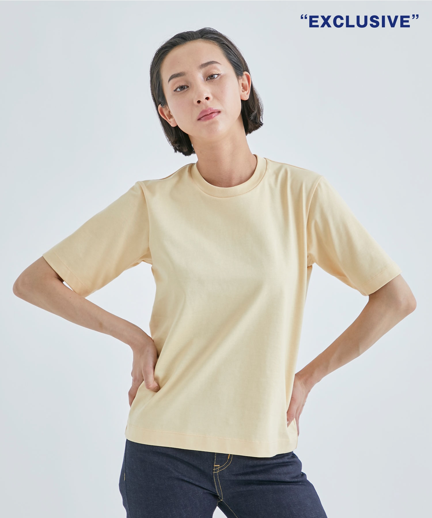 別注 COTTON JERSEY COMPACT T-SHIRT