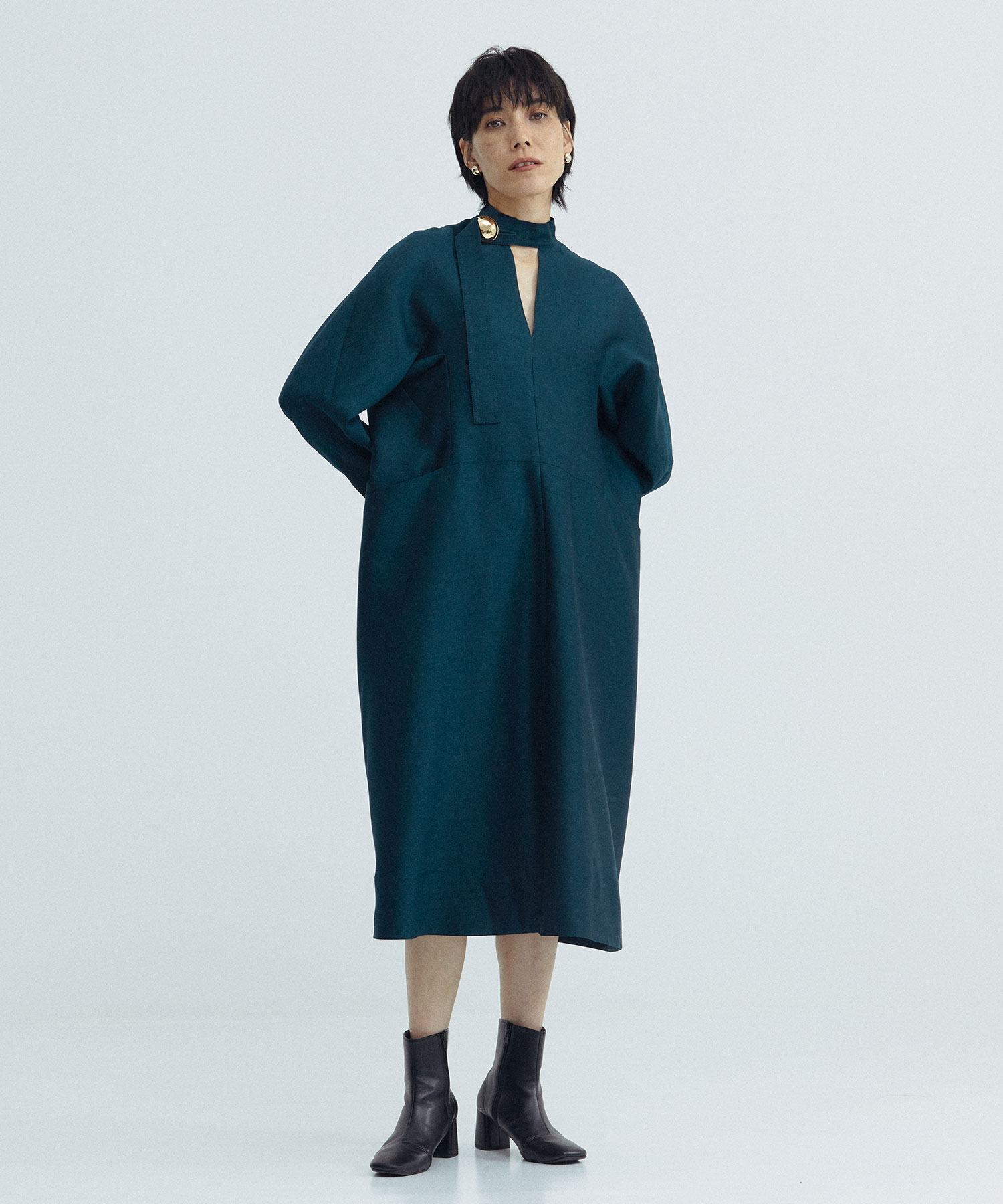 ブランドhaハルノブムラタLIGHTWEIGHT WOOL OVERSIZED SHIRT