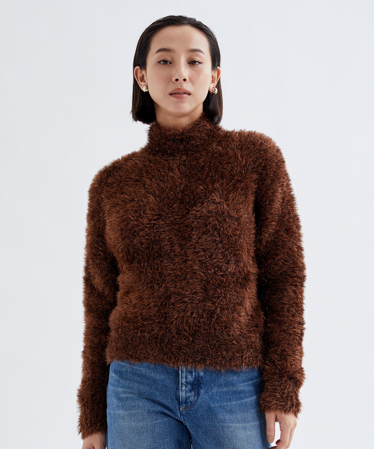 feather like knit PO