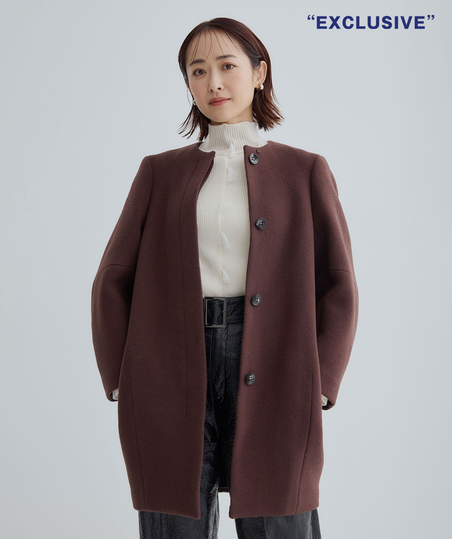 別注Gladys coat BRN