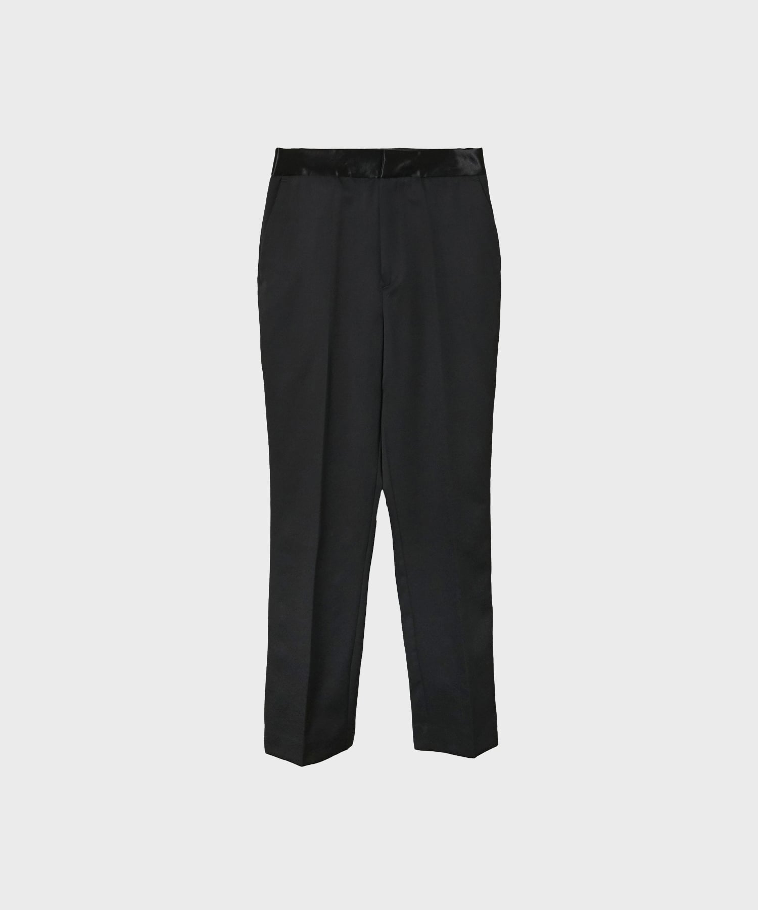 BLACK FORMAL TAPERED PANTS