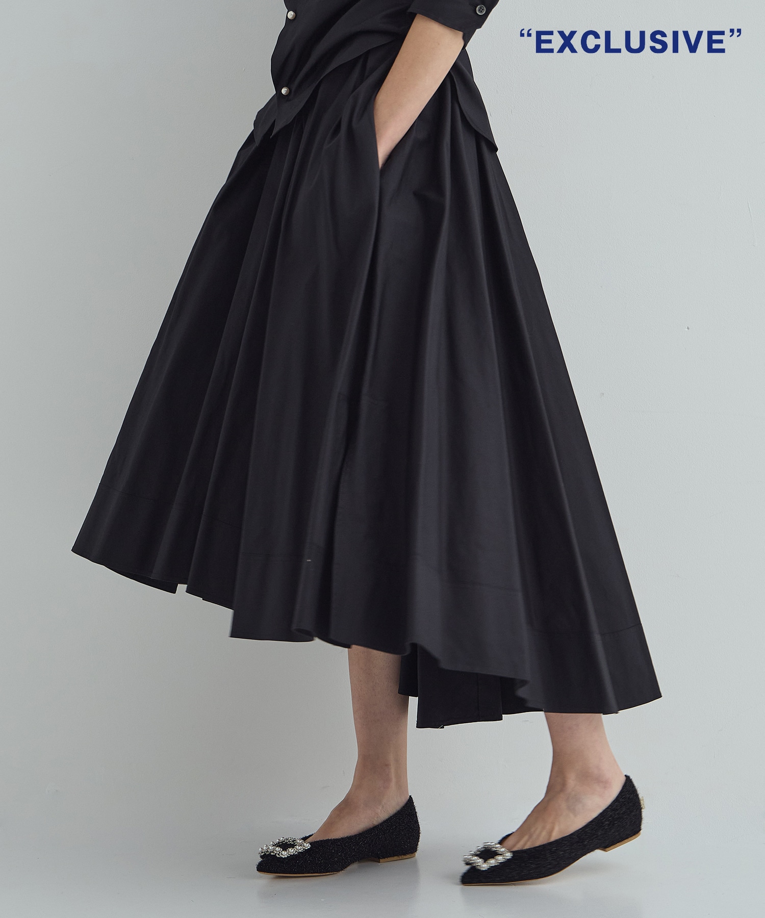 TUCK VOLUME SKIRT for THE TOKYO