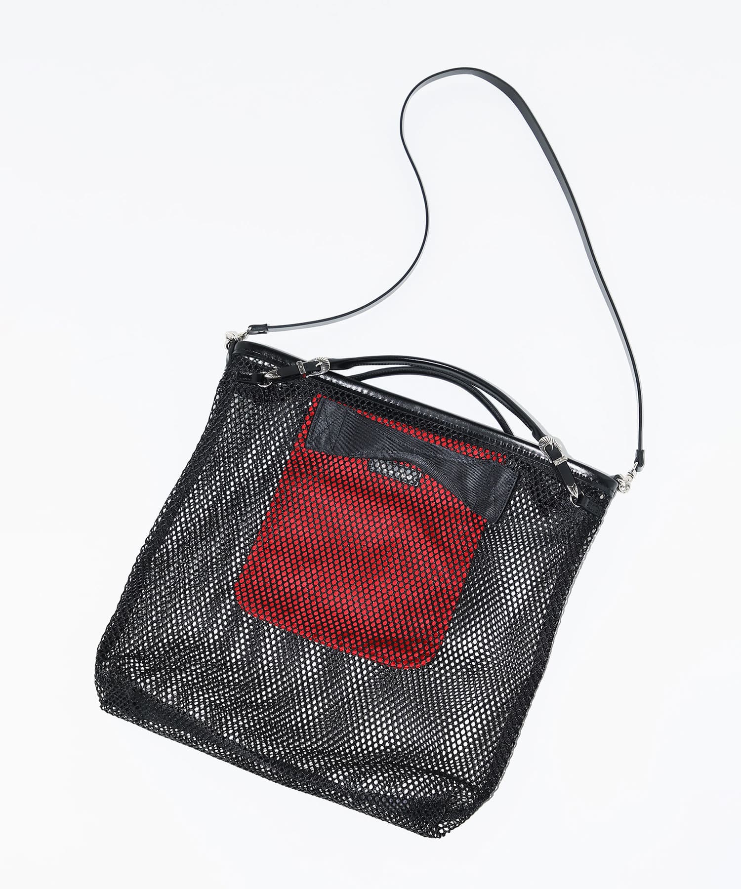 Mesh shoulder bag