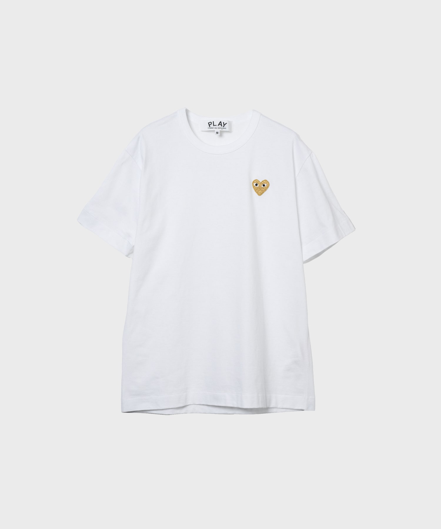 T-SHIRT GOLD EMBLEM GOLD HEART