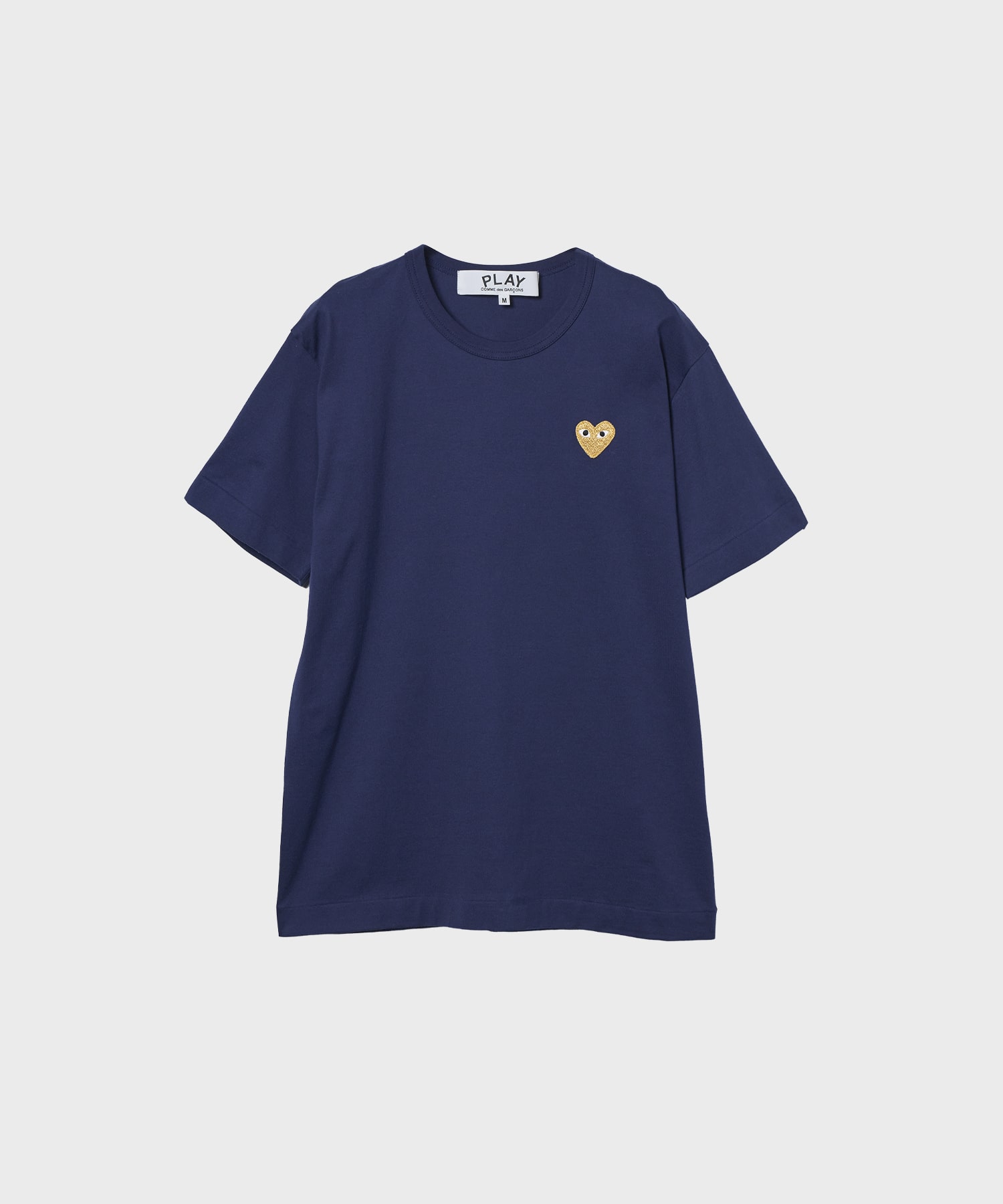 T-SHIRT GOLD EMBLEM GOLD HEART