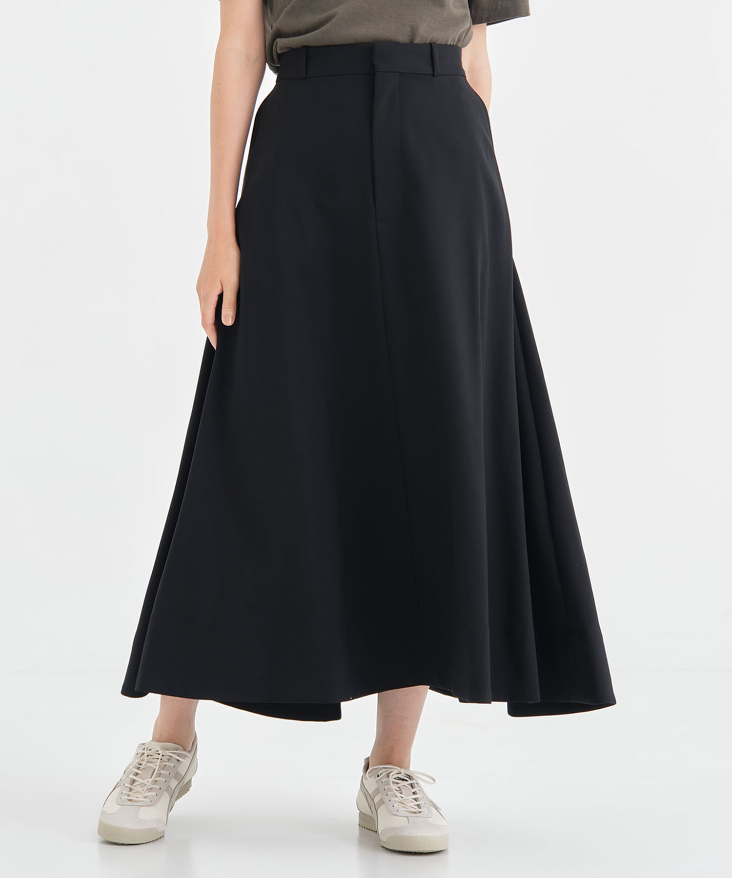 Light Washable Flare Skirt