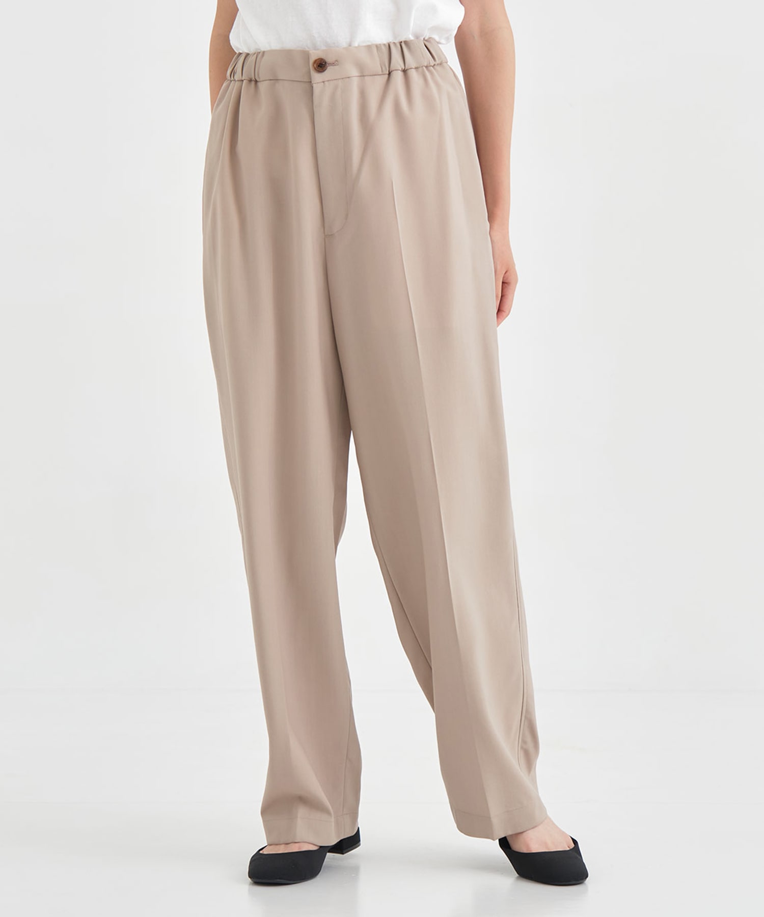 Light Washable Easy Front Tuck Pants