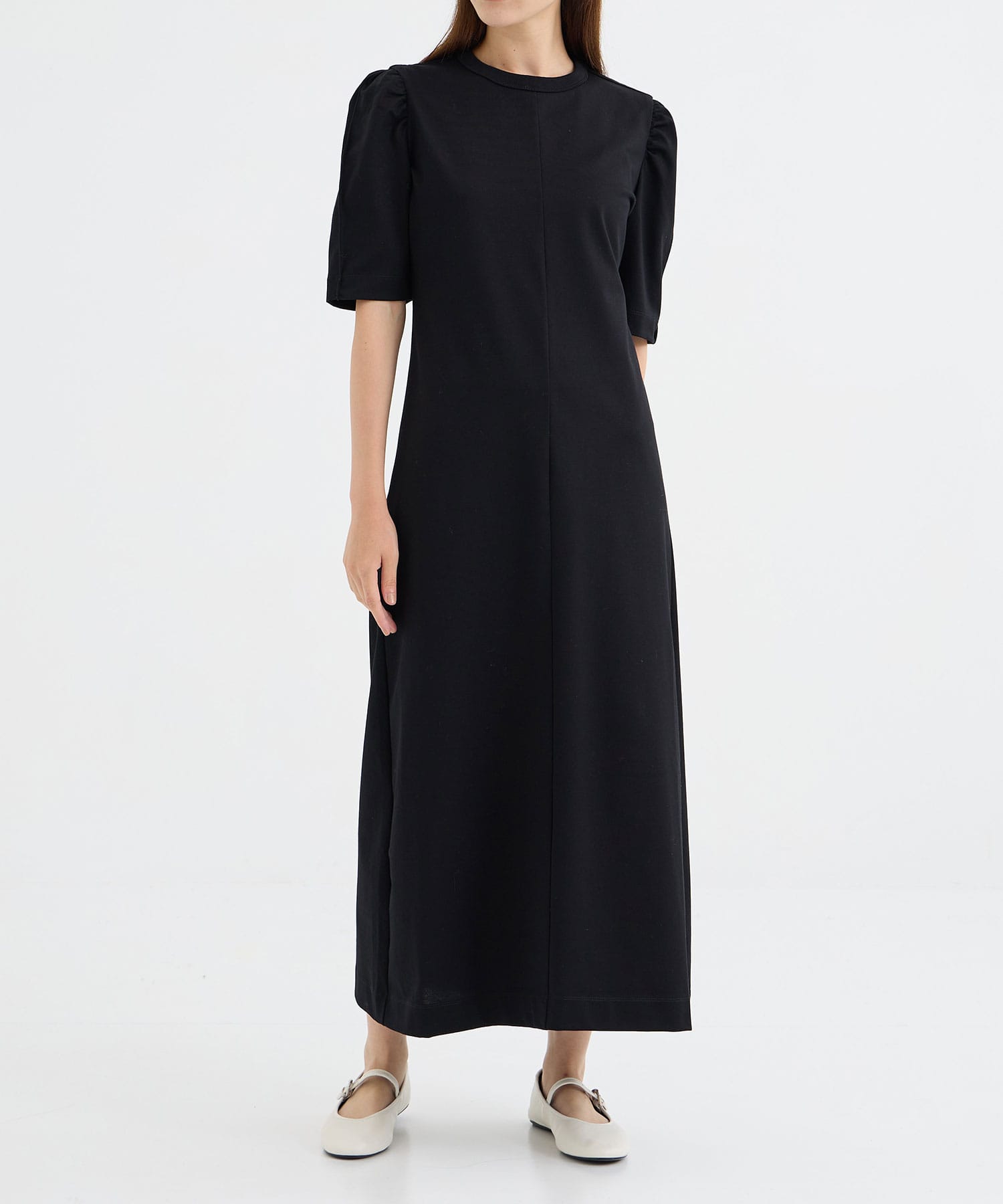 別注 PUFF SLEEVE MIDI ONE-PIECE