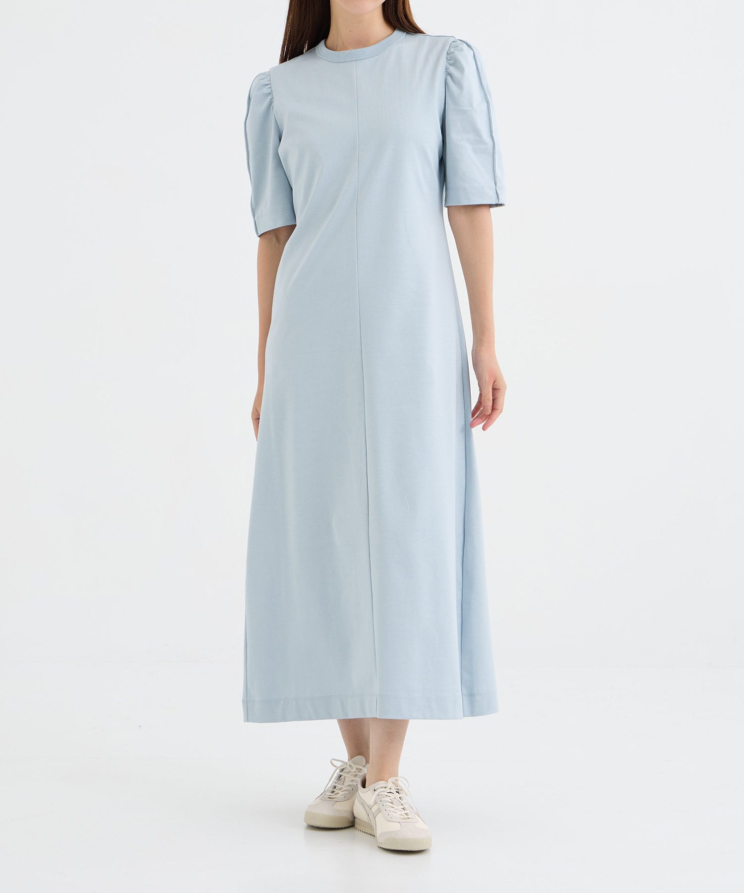 別注 PUFF SLEEVE MIDI ONE-PIECE