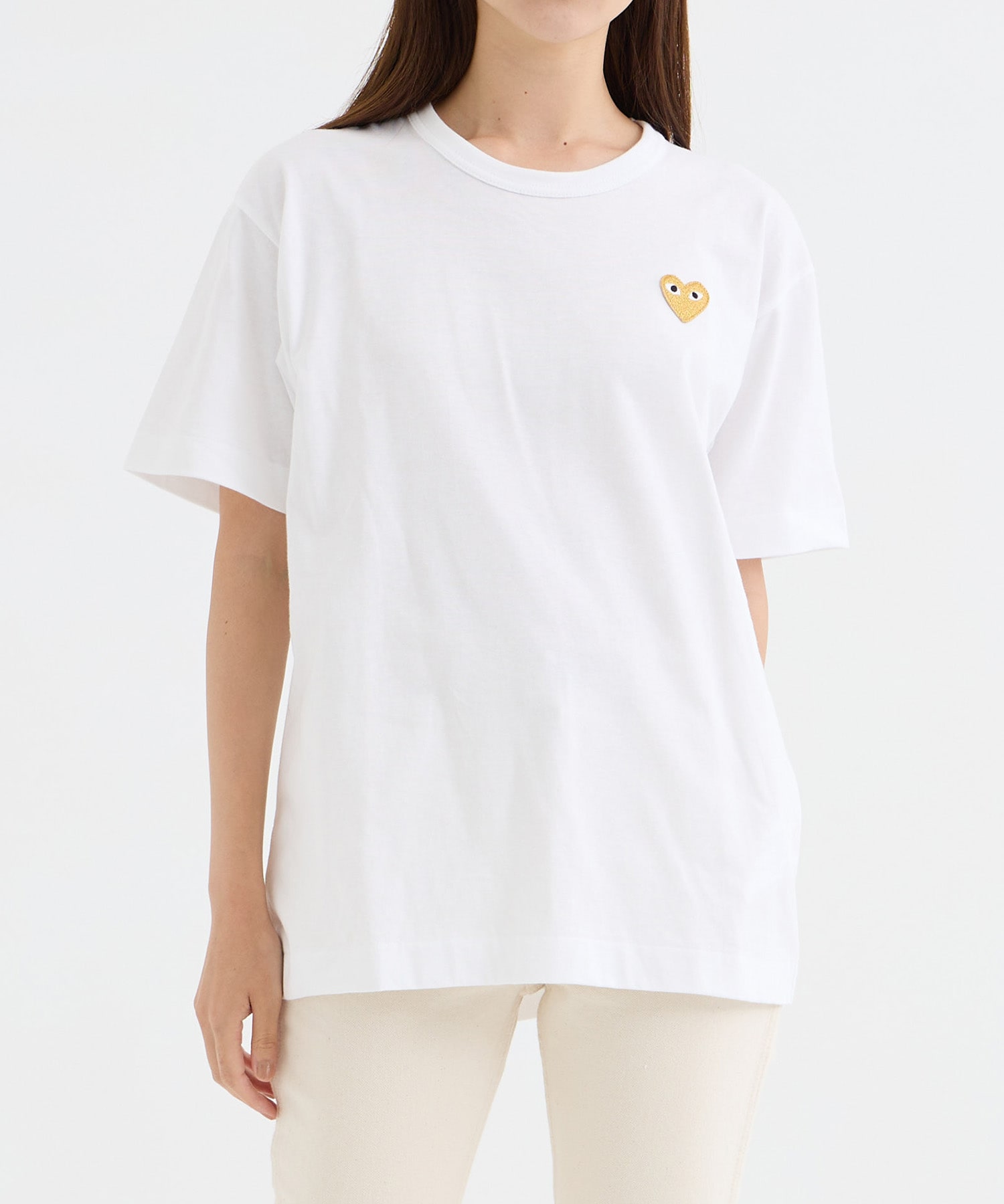 T-SHIRT GOLD EMBLEMGOLD HEART