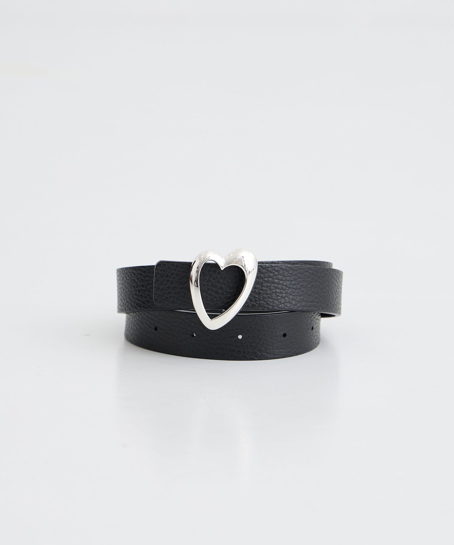 HEART RING25 BUCKLE SILVER