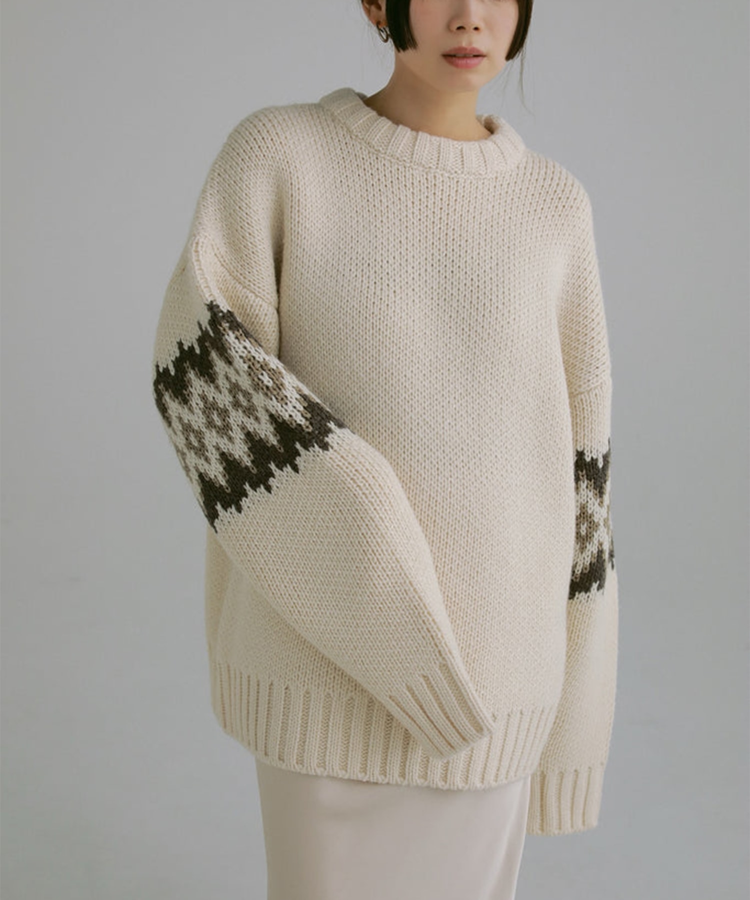 nordic knit pillover